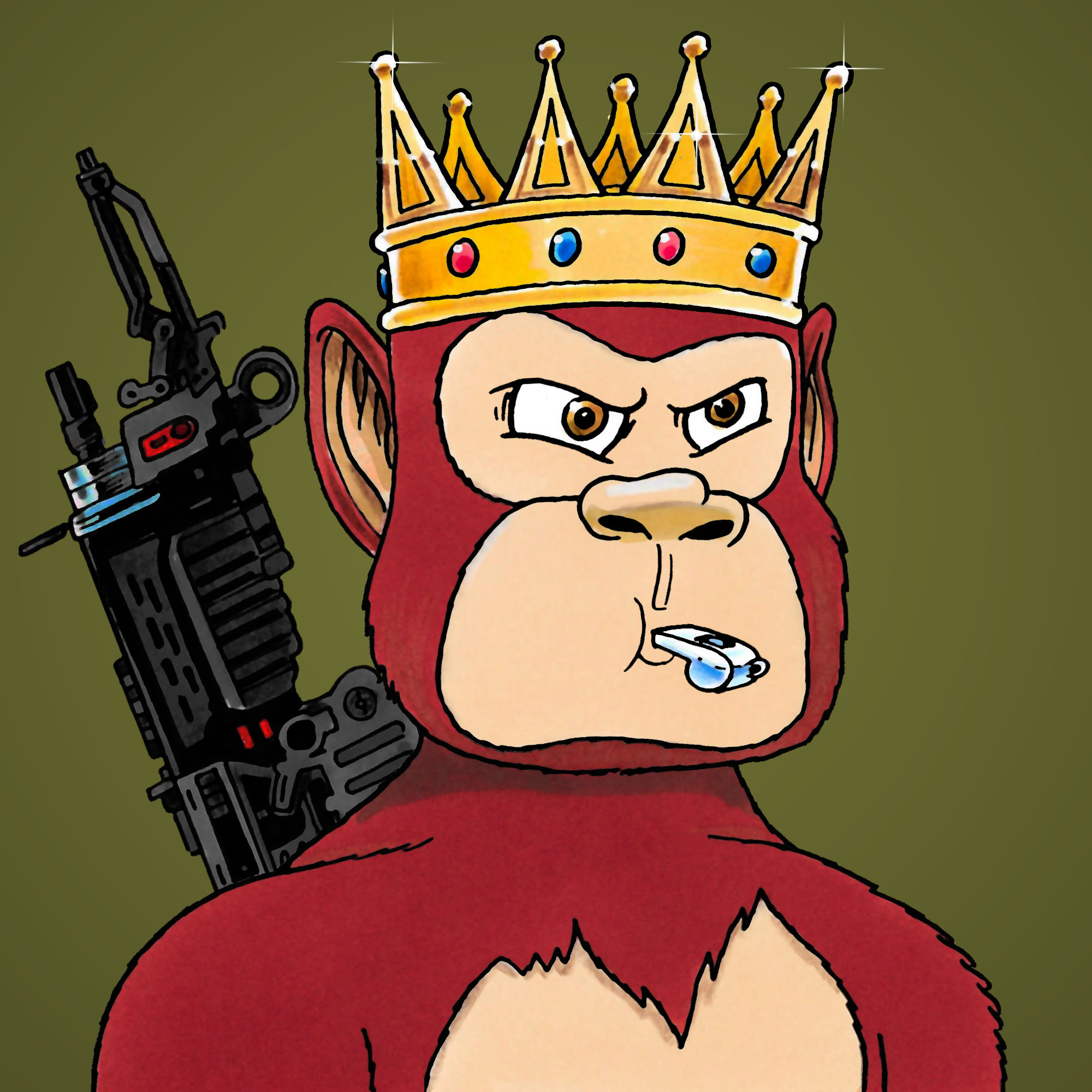 George Trosley - Jungle Freaks - Jungle Freak 3295 - NFT # 3295