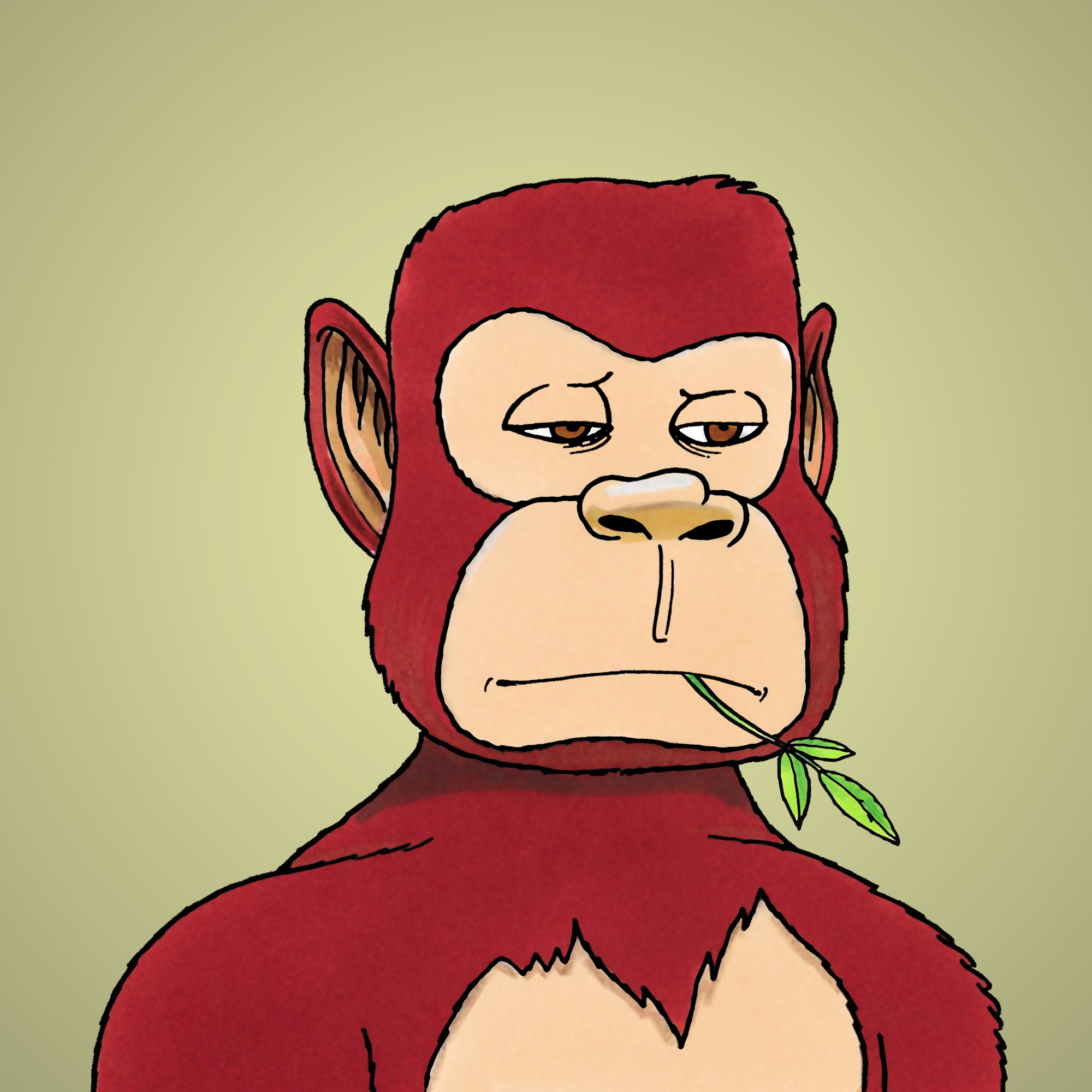 George Trosley - Jungle Freaks - Jungle Freak 3298 - NFT # 3298