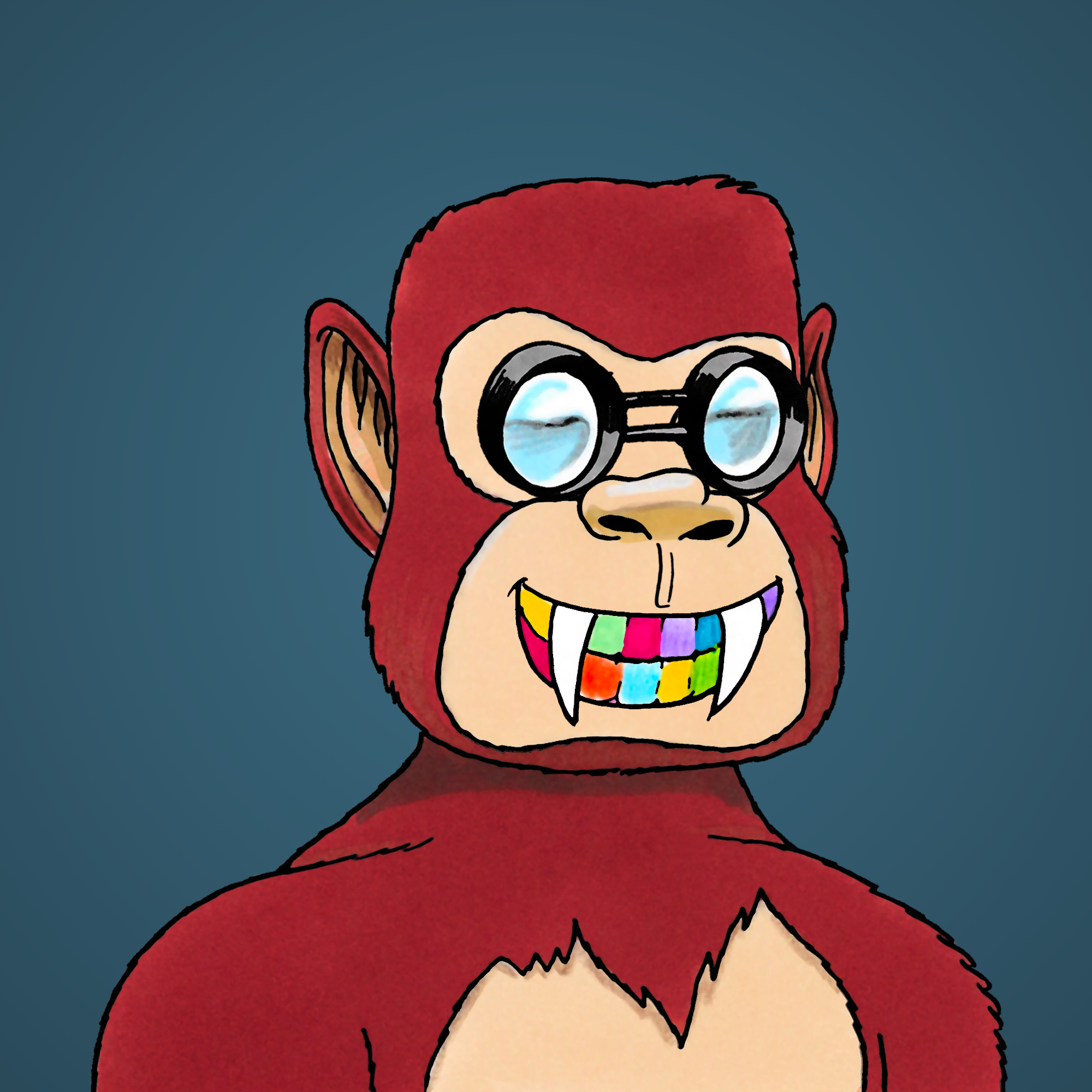 George Trosley - Jungle Freaks - Jungle Freak 33 - NFT # 33