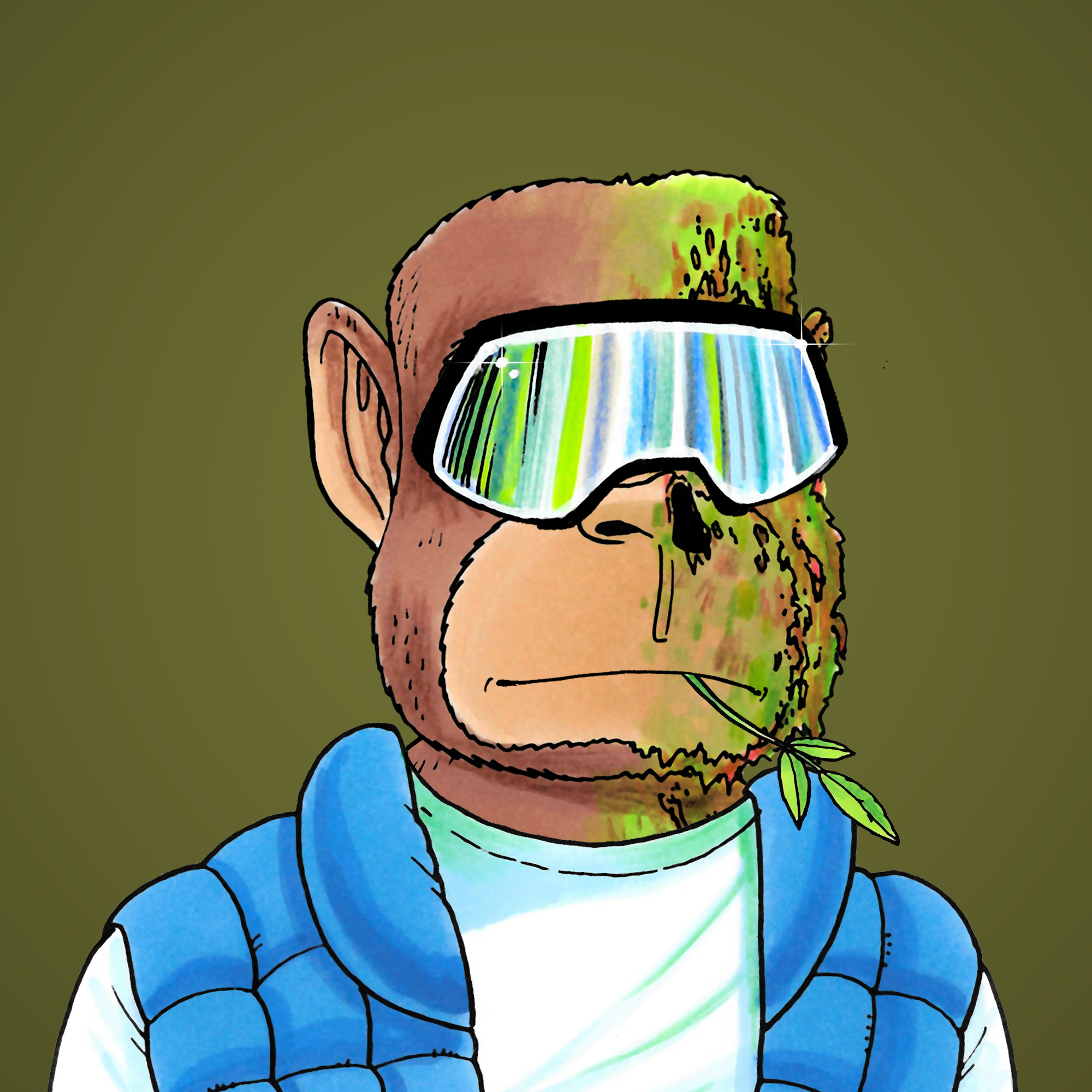 George Trosley - Jungle Freaks - Jungle Freak 3300 - NFT # 3300