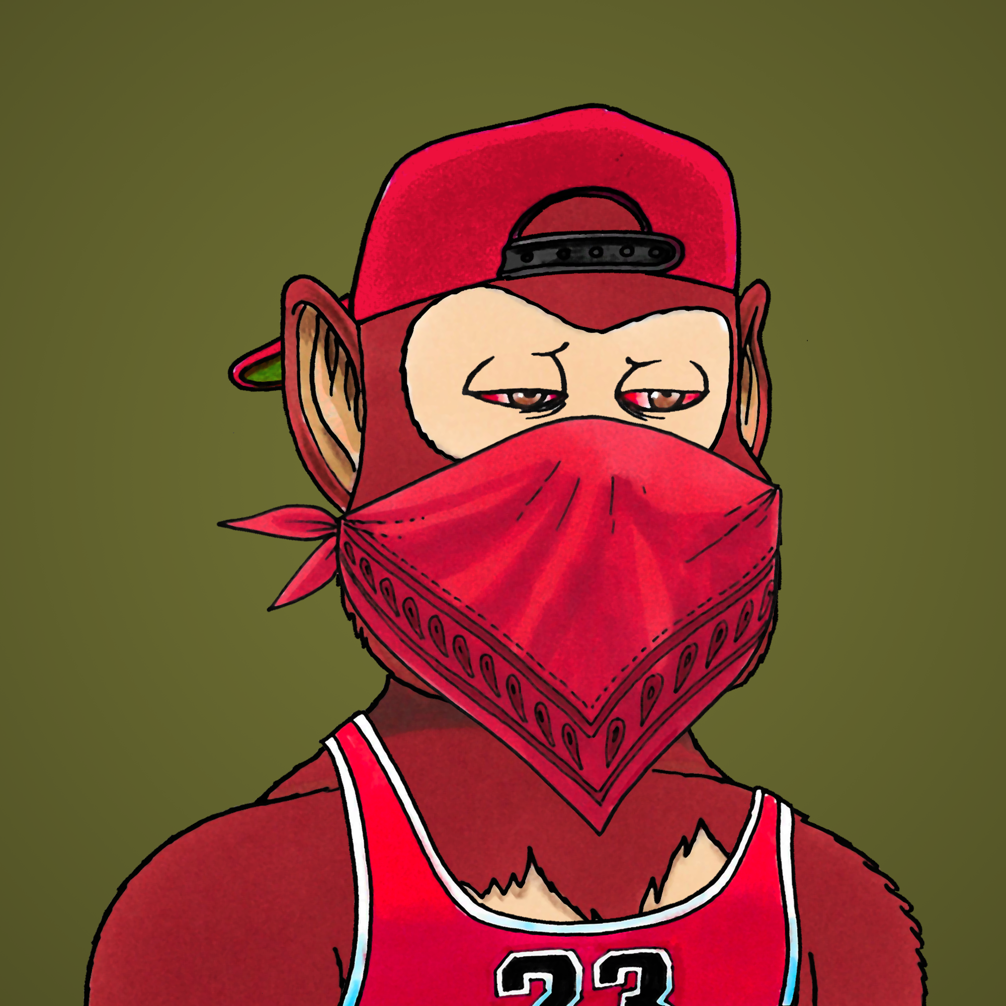 George Trosley - Jungle Freaks - Jungle Freak 3301 - NFT # 3301