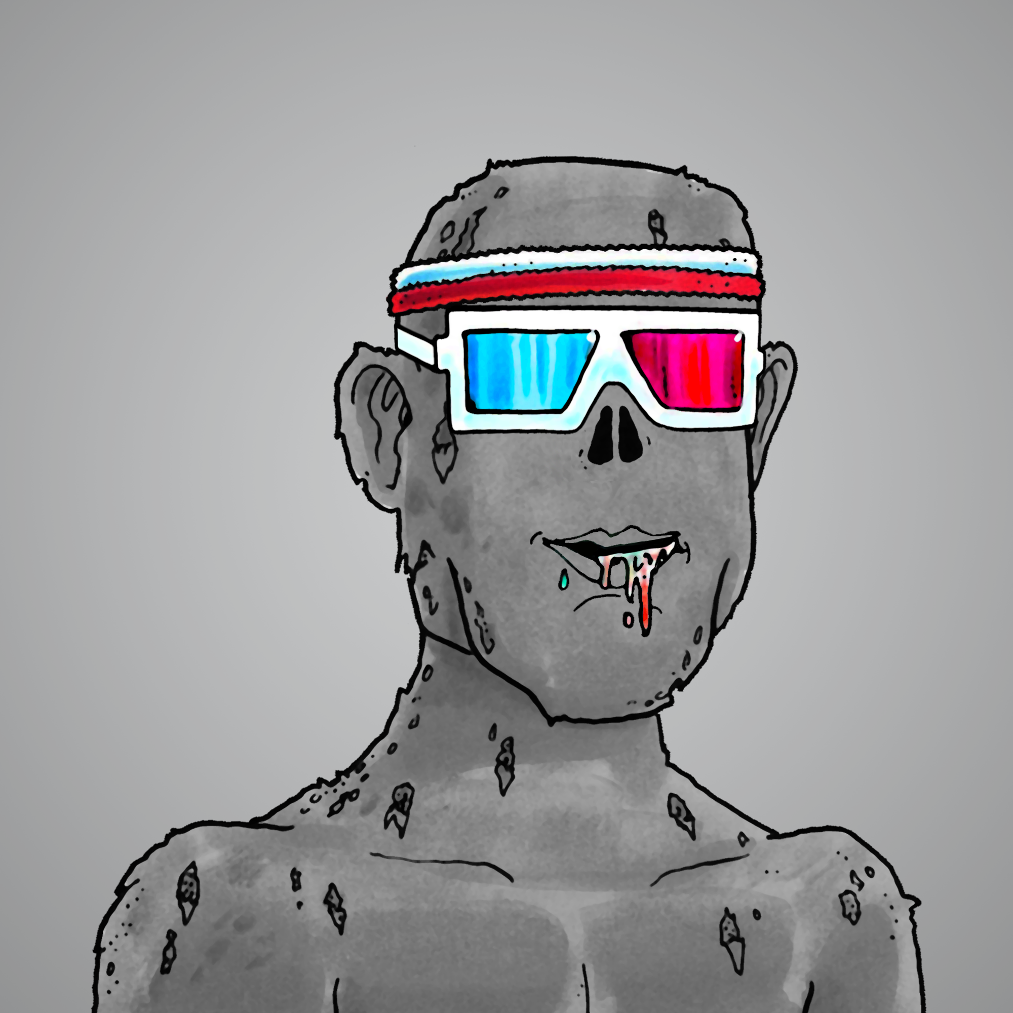 George Trosley - Jungle Freaks - Jungle Freak 3307 - NFT # 3307