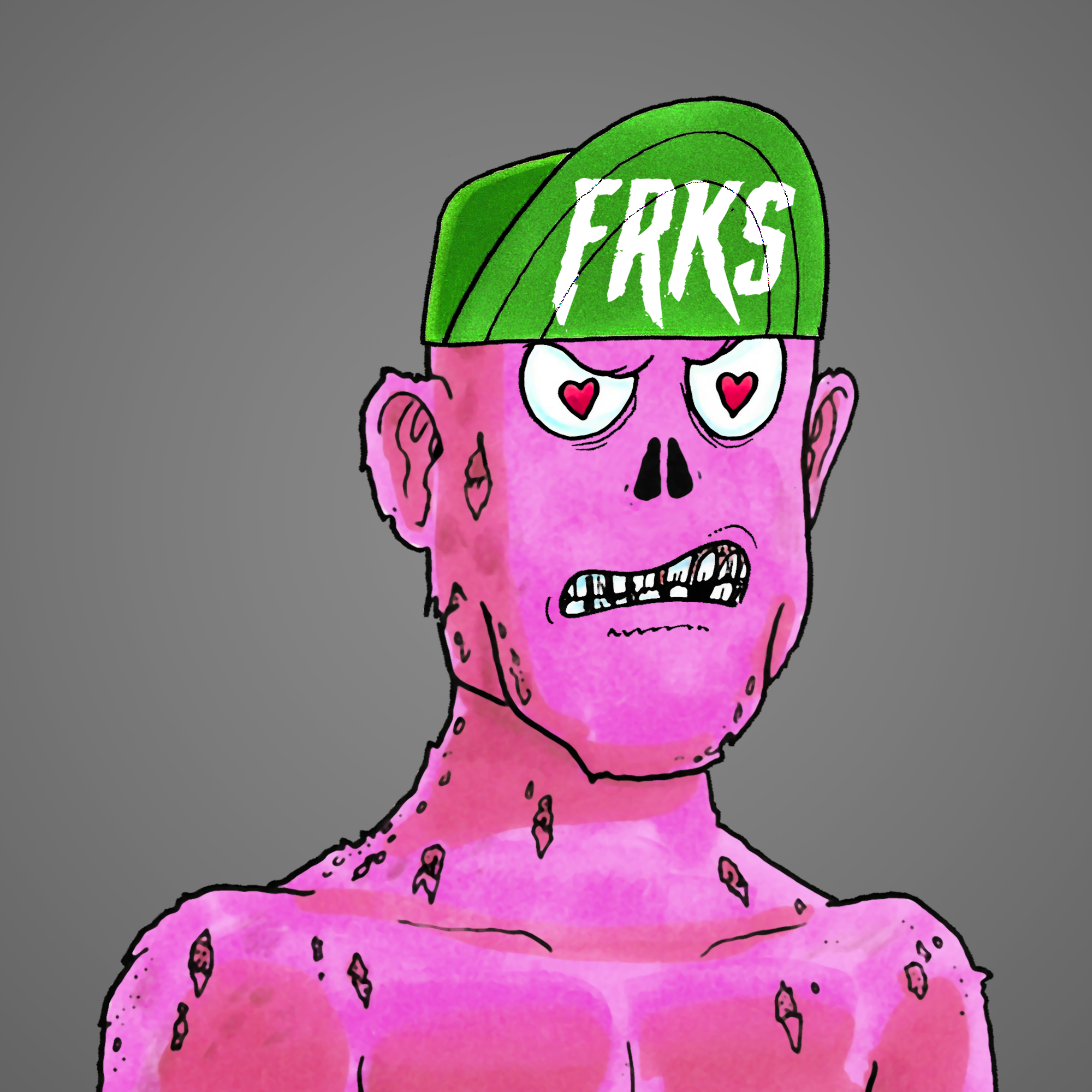 George Trosley - Jungle Freaks - Jungle Freak 3308 - NFT # 3308