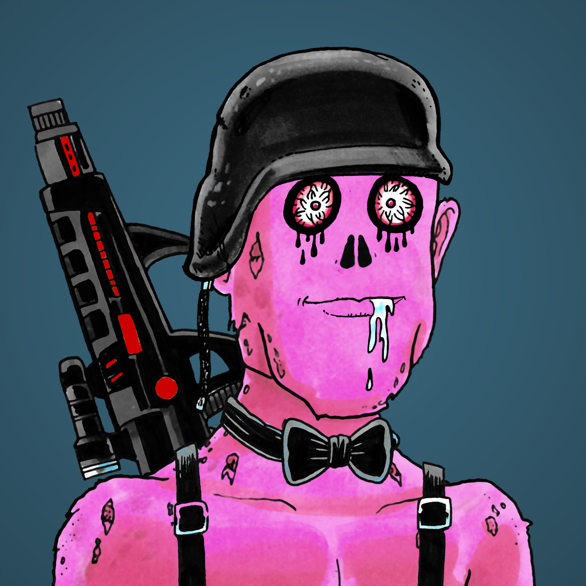 George Trosley - Jungle Freaks - Jungle Freak 3315 - NFT # 3315