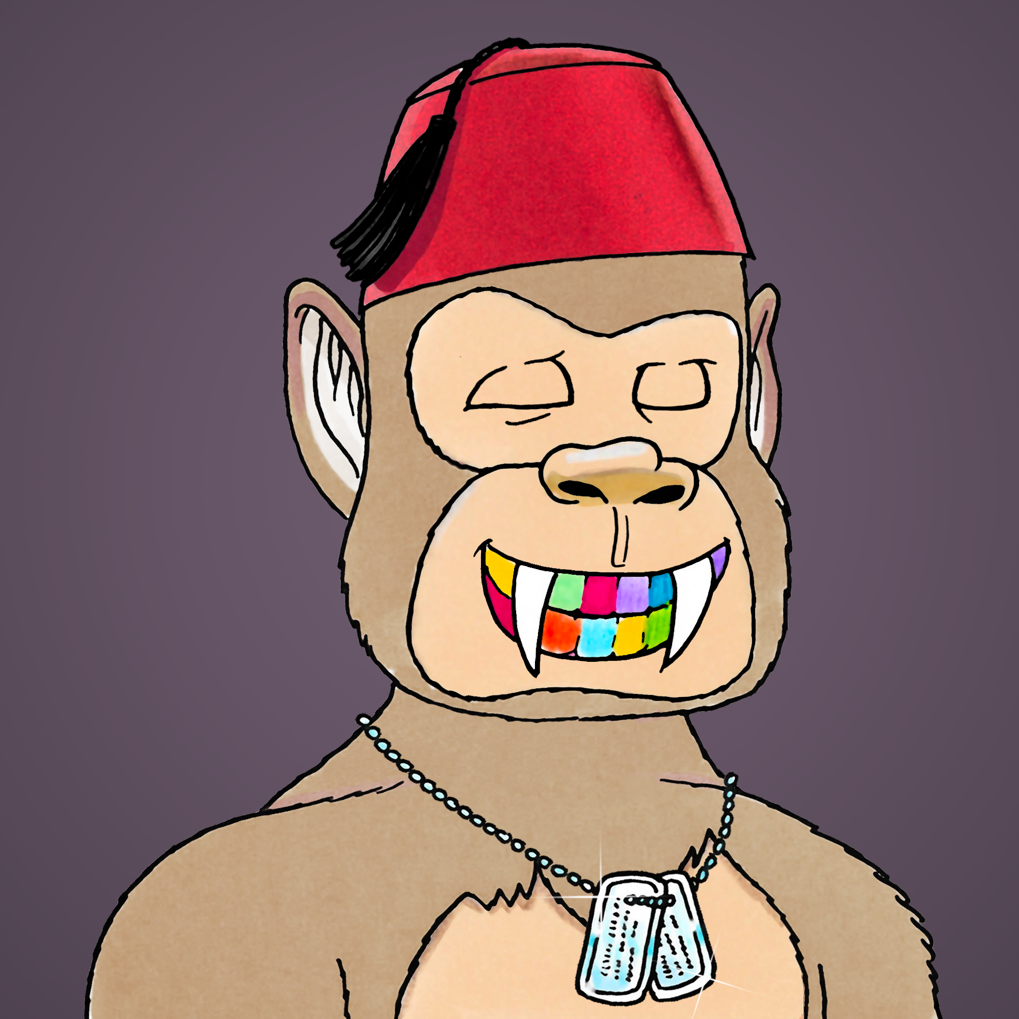 George Trosley - Jungle Freaks - Jungle Freak 332 - NFT # 332