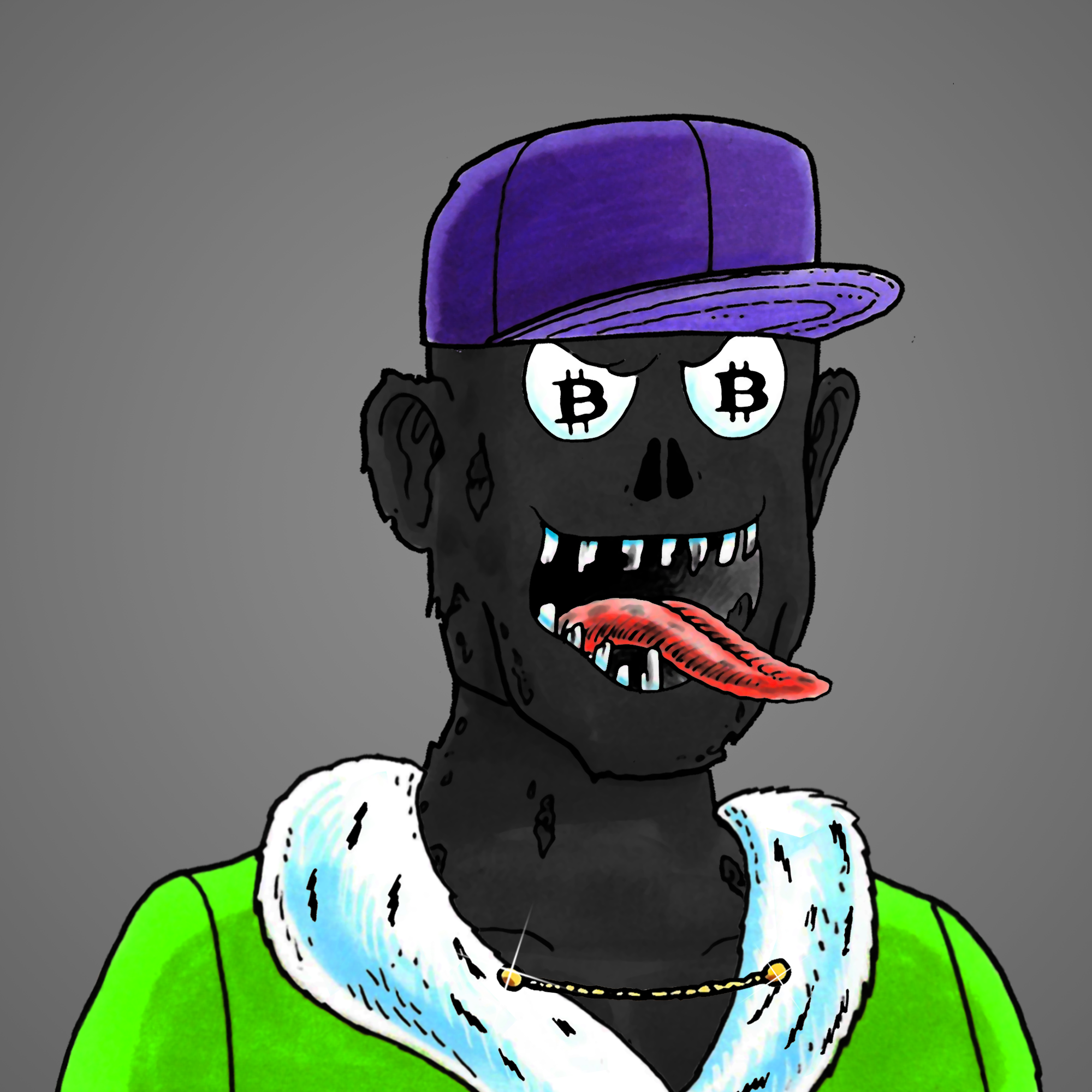 George Trosley - Jungle Freaks - Jungle Freak 3323 - NFT # 3323