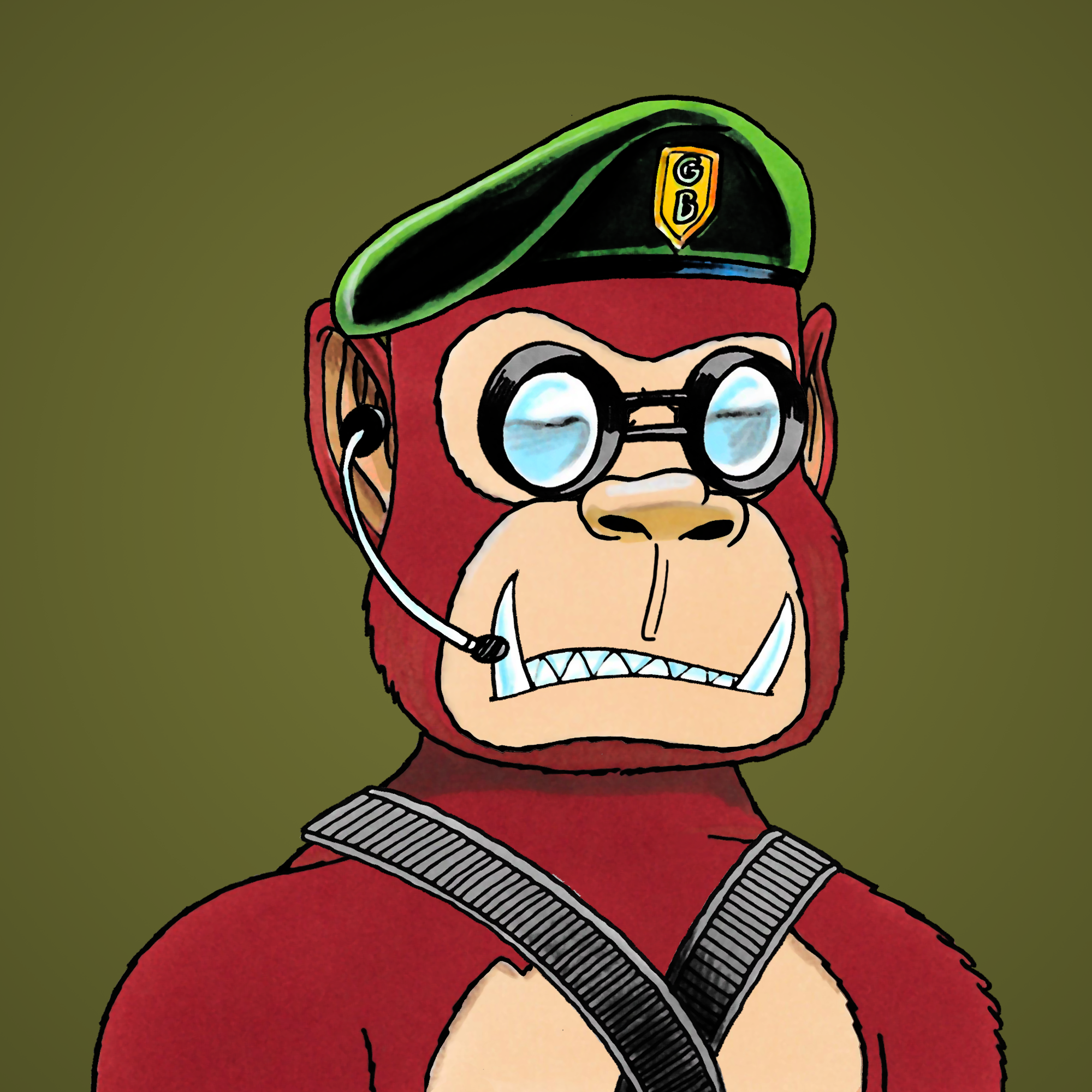 George Trosley - Jungle Freaks - Jungle Freak 3327 - NFT # 3327