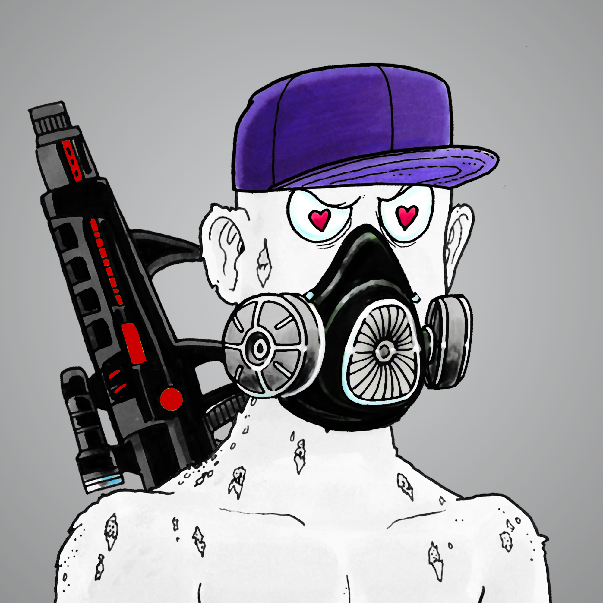 George Trosley - Jungle Freaks - Jungle Freak 3329 - NFT # 3329