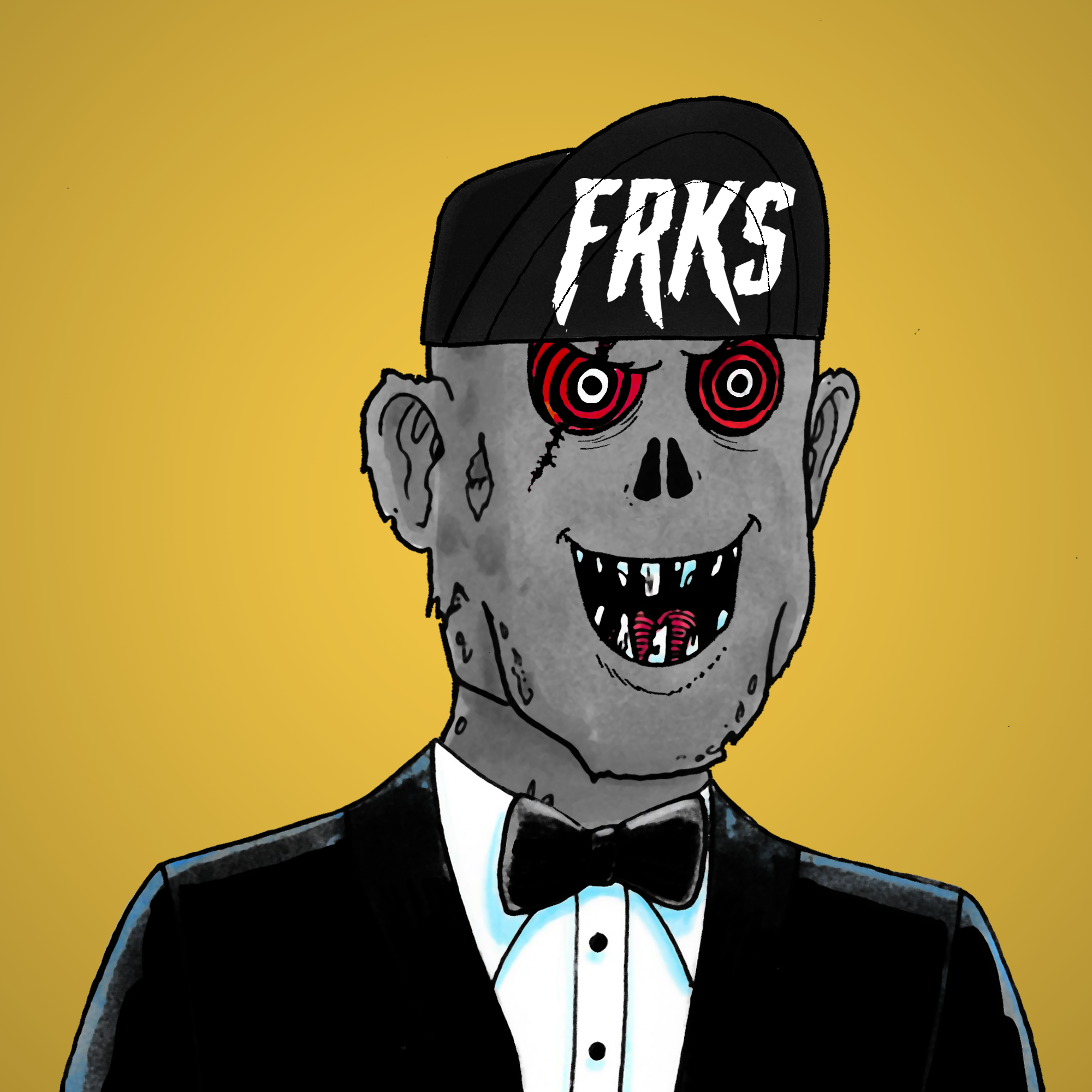 George Trosley - Jungle Freaks - Jungle Freak 3331 - NFT # 3331