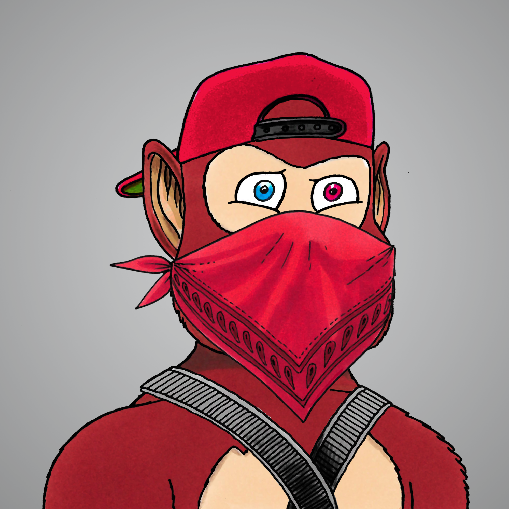 George Trosley - Jungle Freaks - Jungle Freak 3335 - NFT # 3335