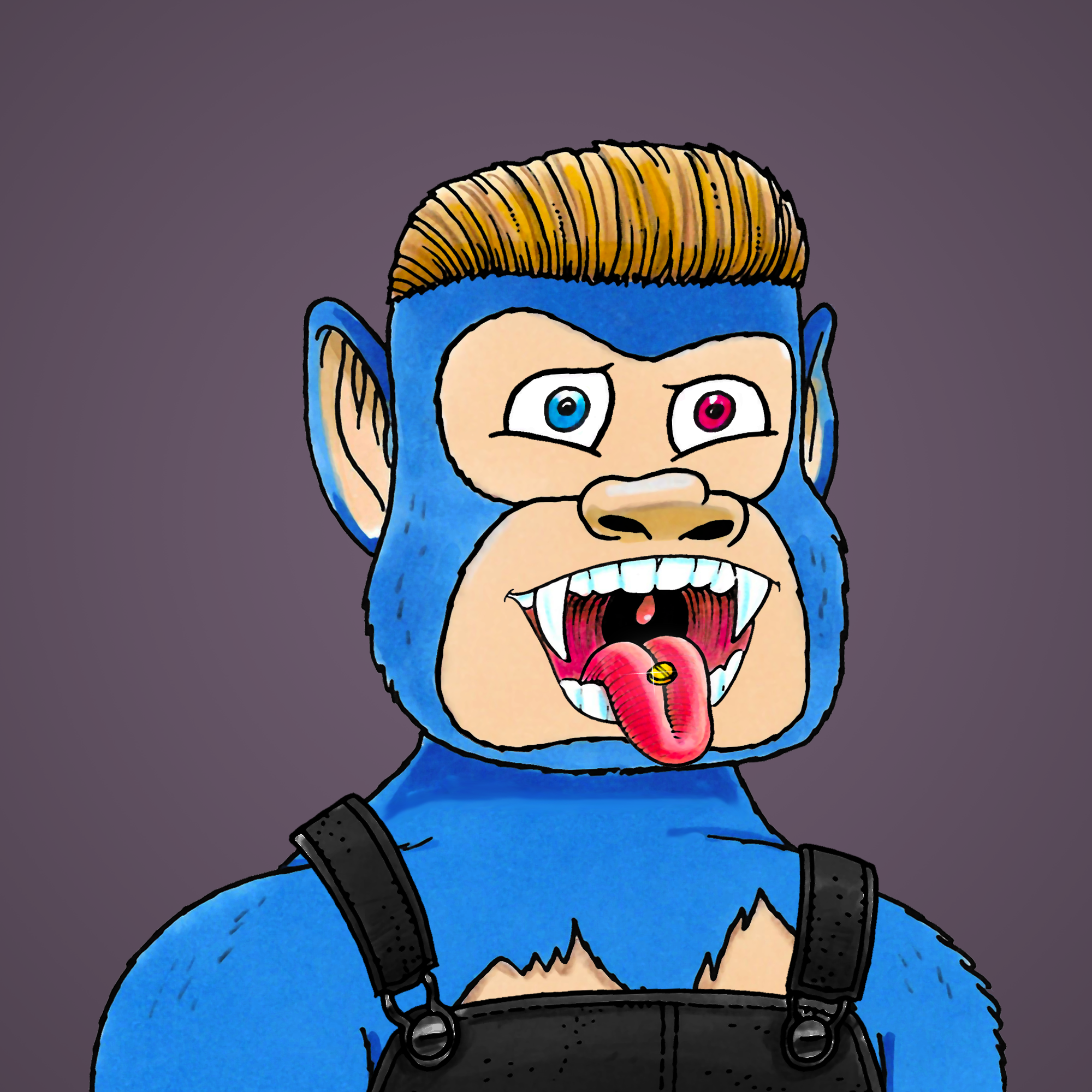 George Trosley - Jungle Freaks - Jungle Freak 3338 - NFT # 3338