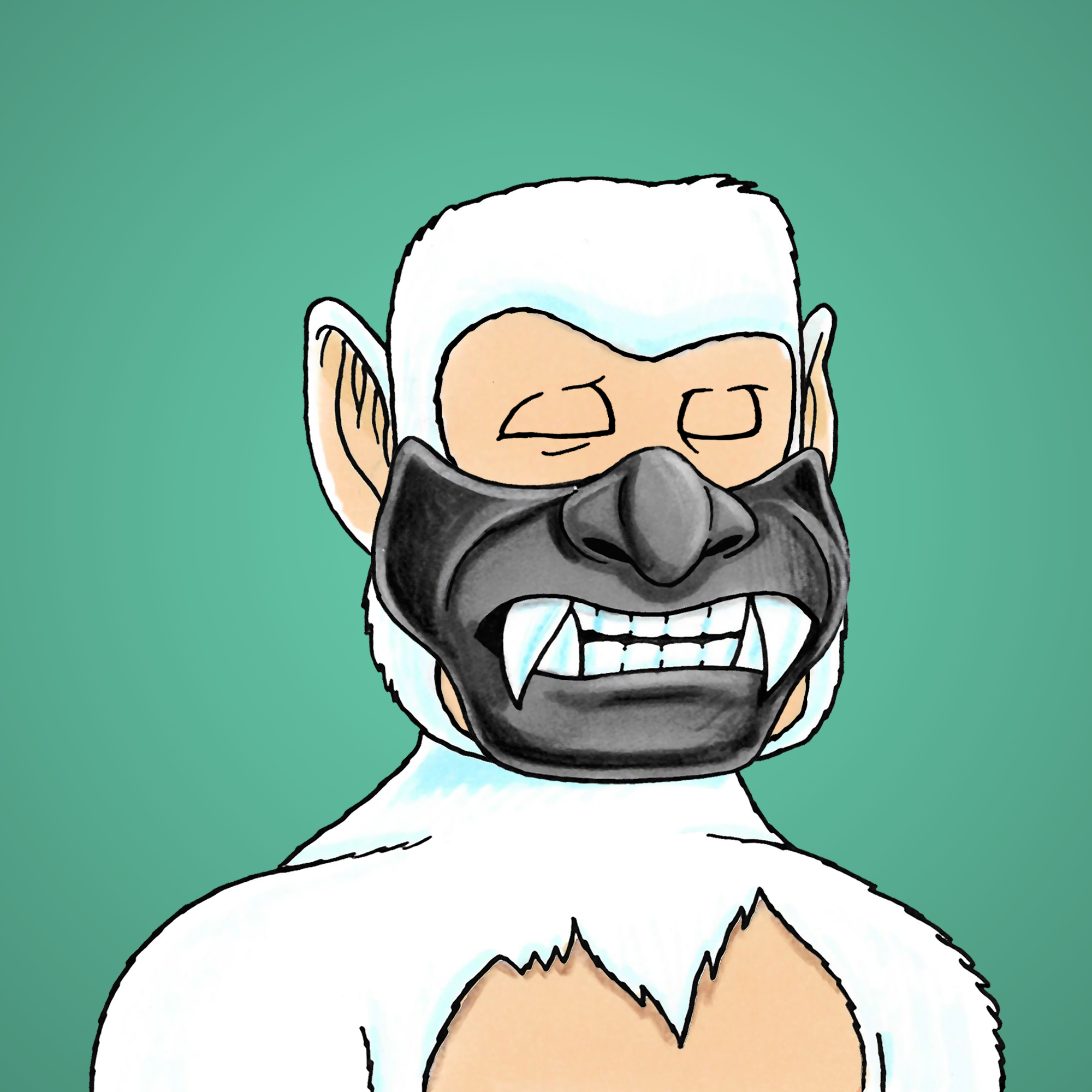 George Trosley - Jungle Freaks - Jungle Freak 3339 - NFT # 3339