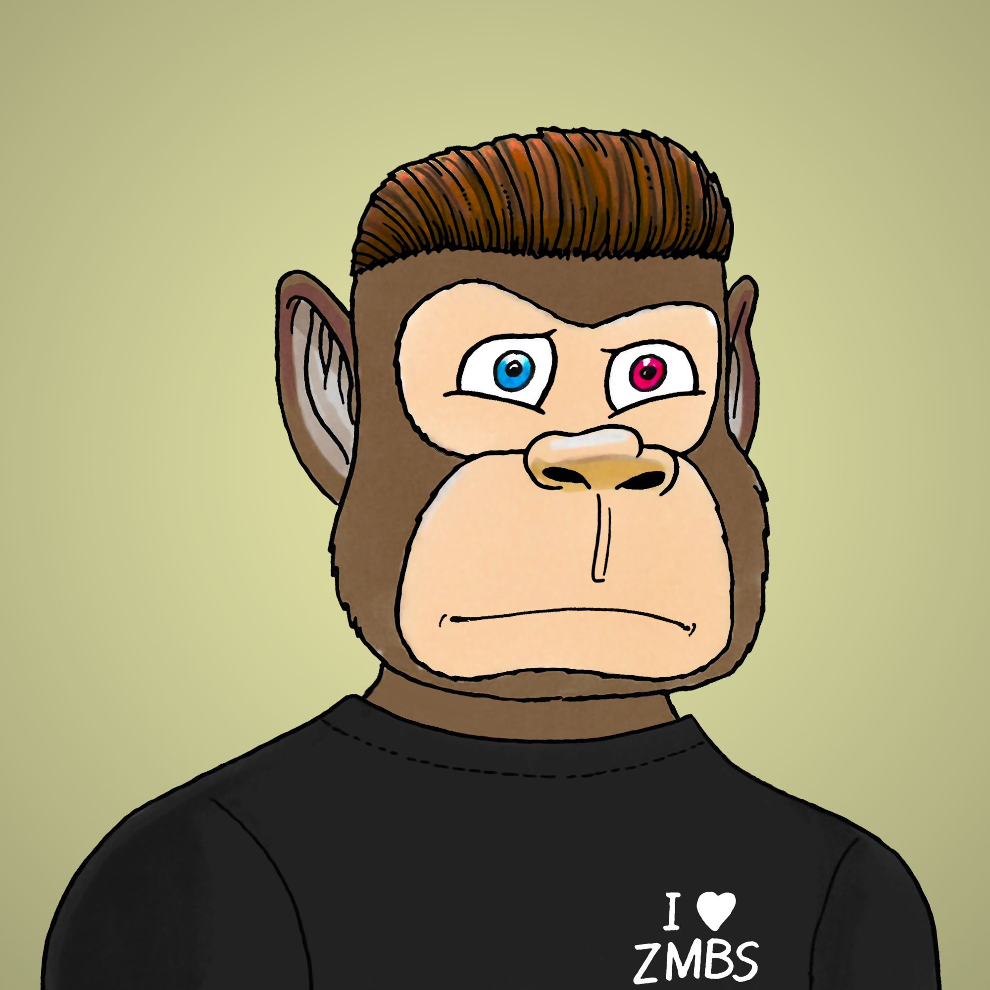 George Trosley - Jungle Freaks - Jungle Freak 3341 - NFT # 3341