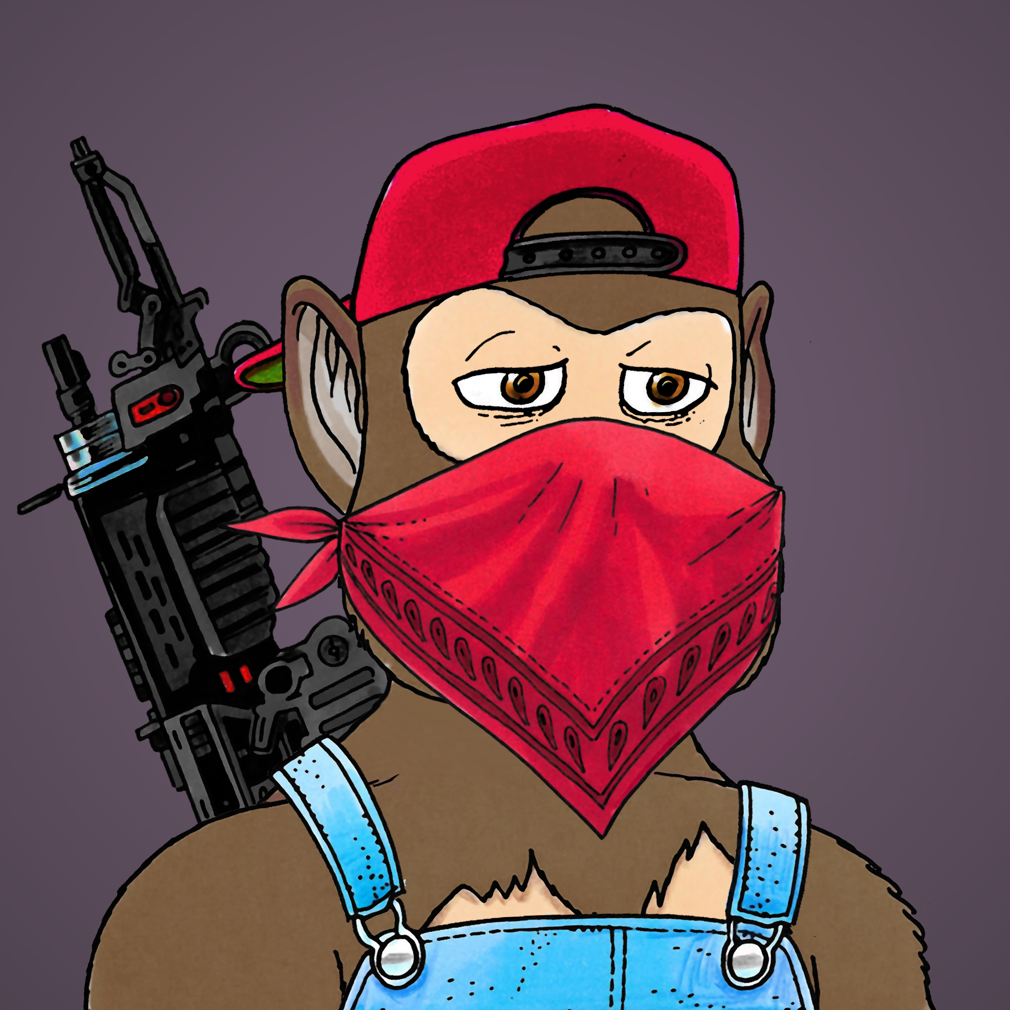 George Trosley - Jungle Freaks - Jungle Freak 3342 - NFT # 3342