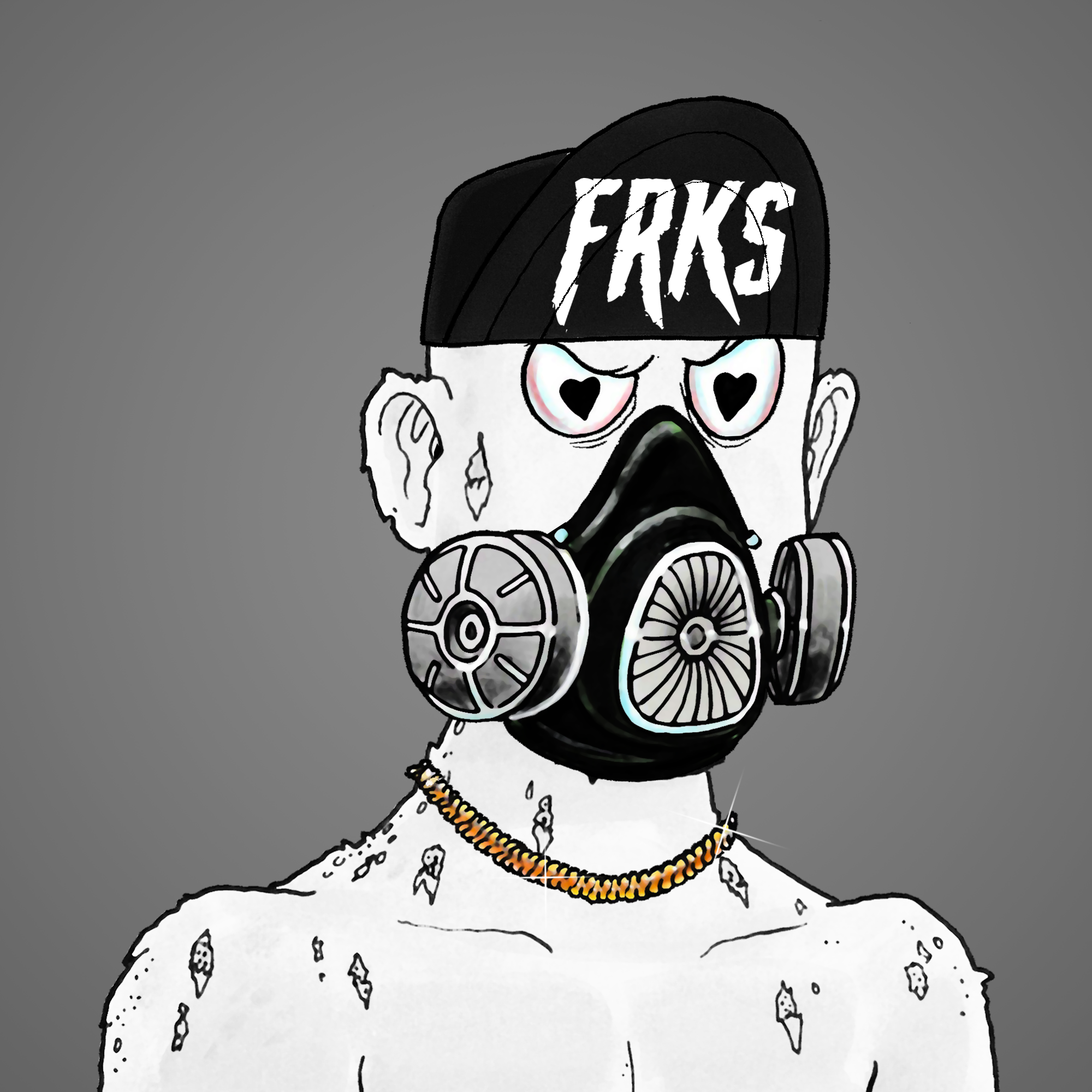 George Trosley - Jungle Freaks - Jungle Freak 3346 - NFT # 3346