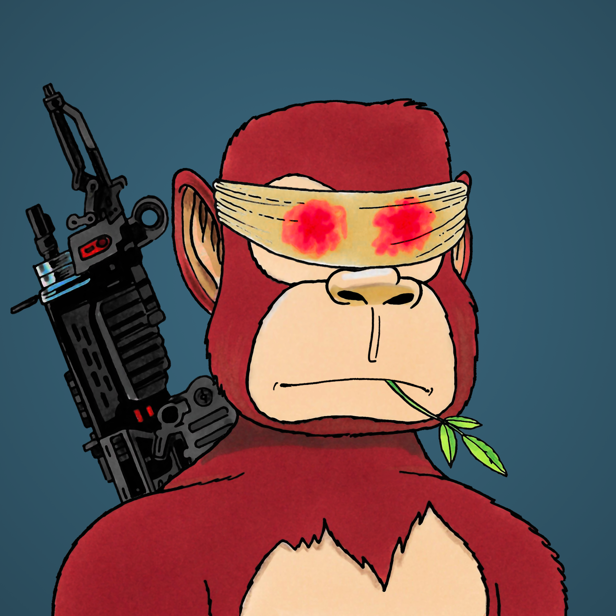 George Trosley - Jungle Freaks - Jungle Freak 3347 - NFT # 3347