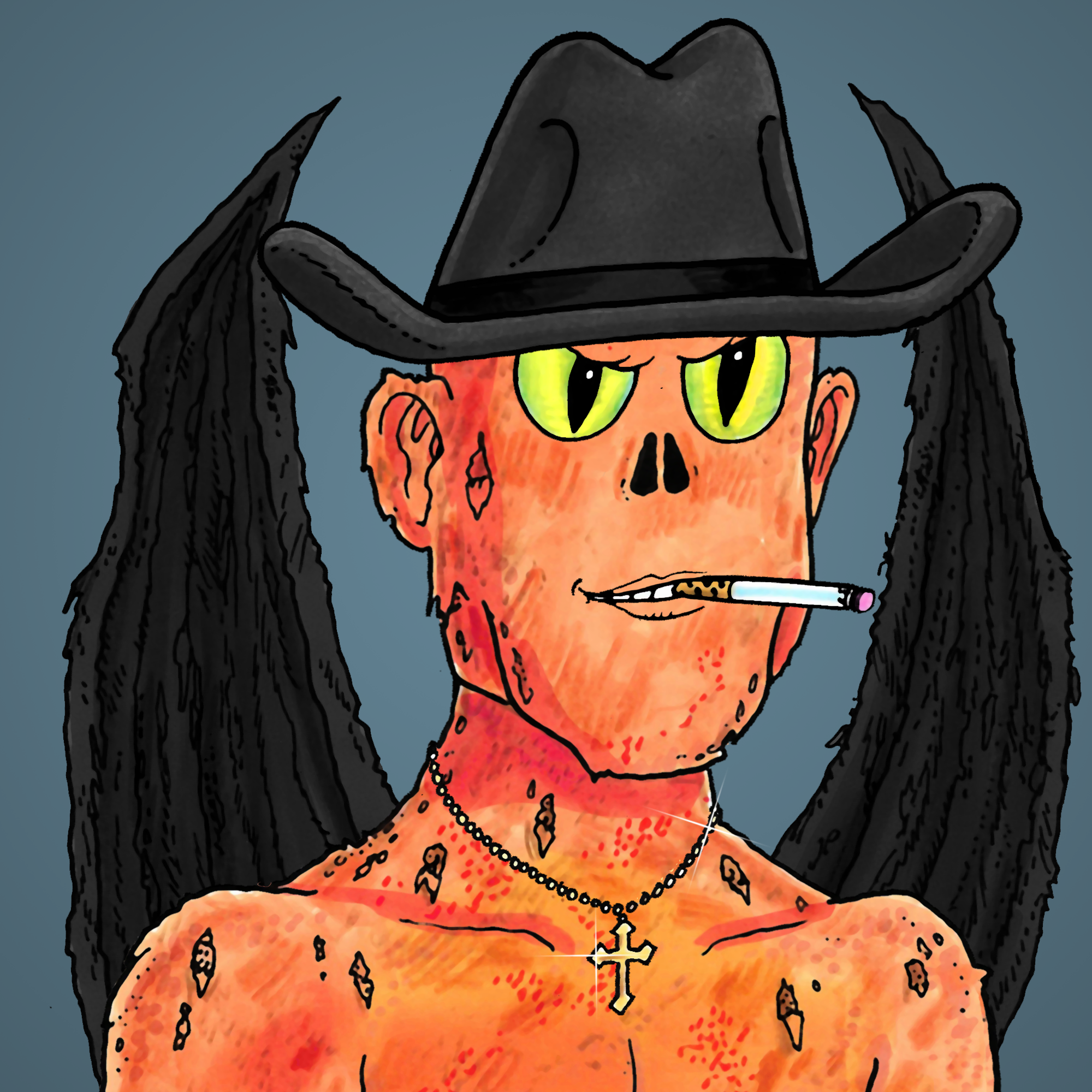 George Trosley - Jungle Freaks - Jungle Freak 3353 - NFT # 3353