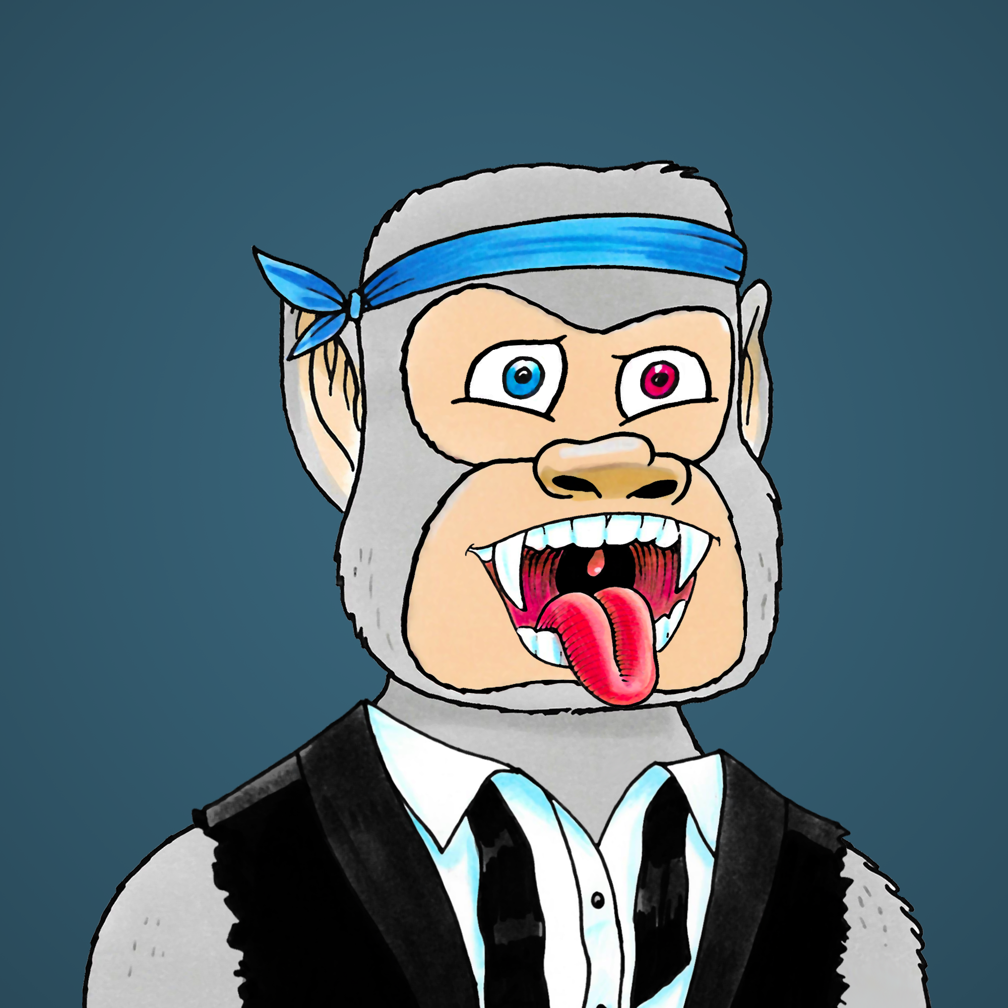 George Trosley - Jungle Freaks - Jungle Freak 3360 - NFT # 3360