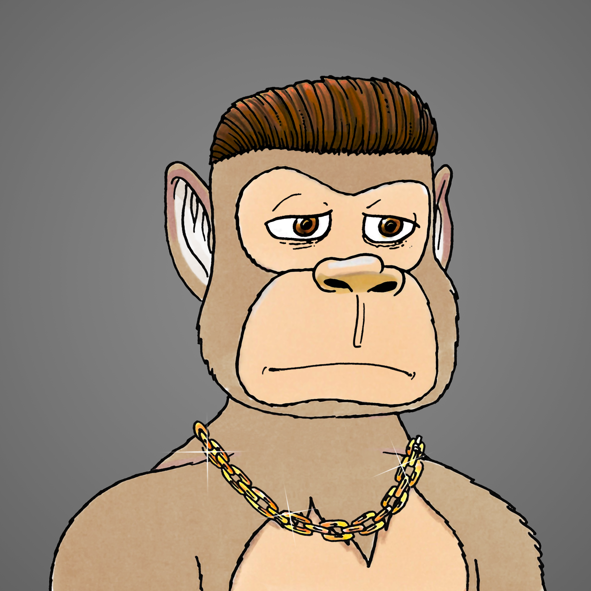 George Trosley - Jungle Freaks - Jungle Freak 3366 - NFT # 3366