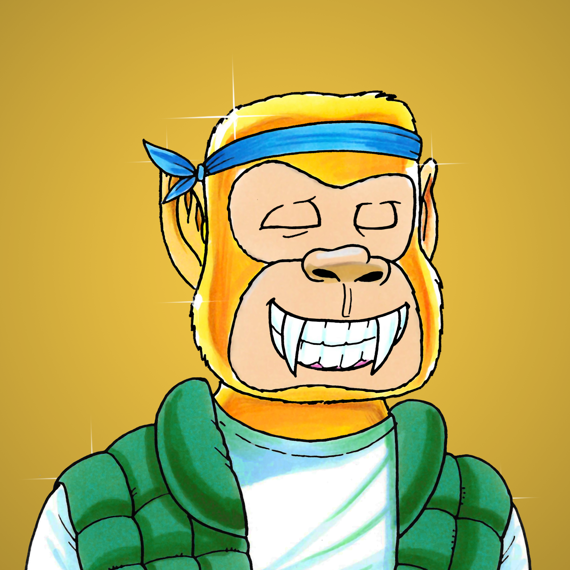 George Trosley - Jungle Freaks - Jungle Freak 3370 - NFT # 3370