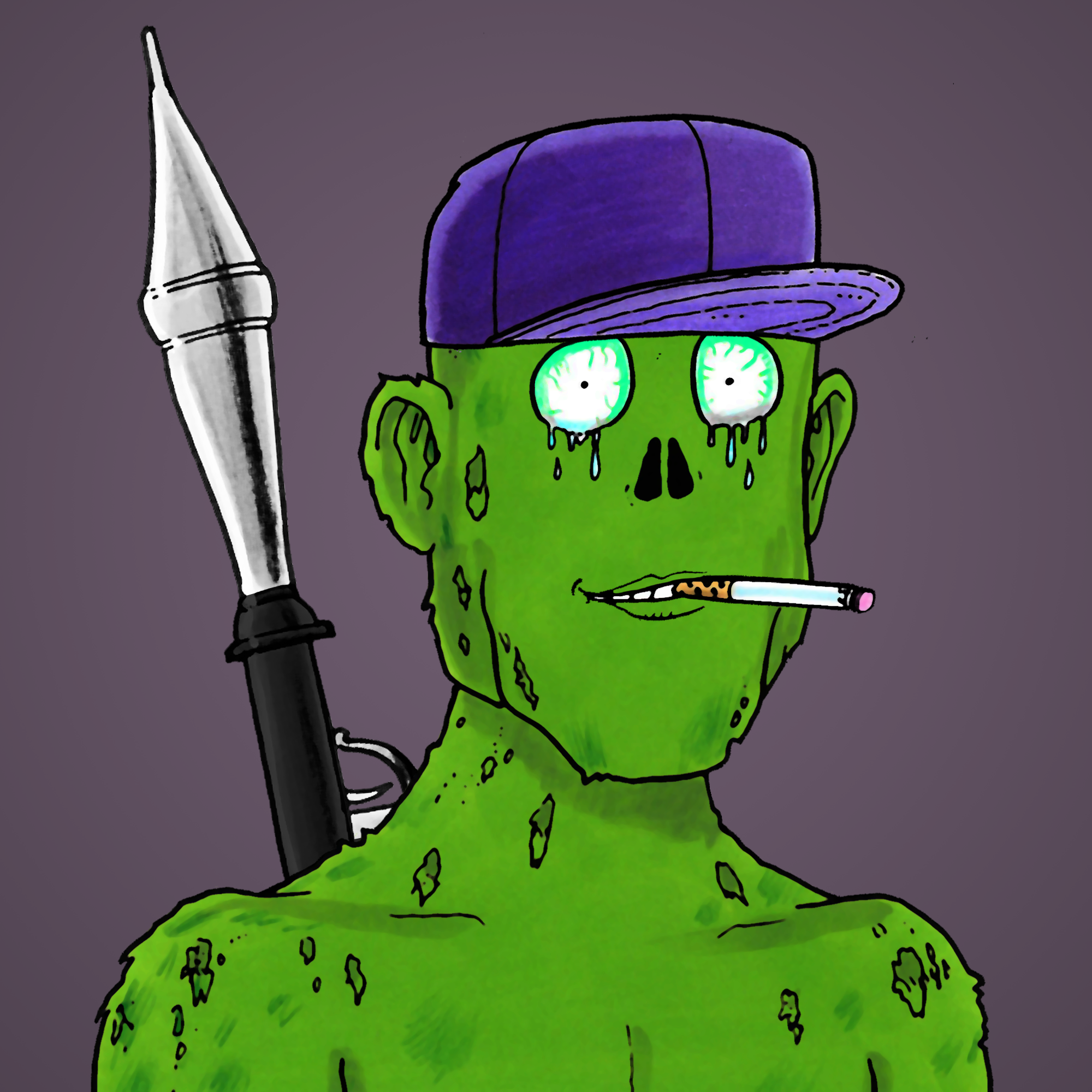 George Trosley - Jungle Freaks - Jungle Freak 3377 - NFT # 3377