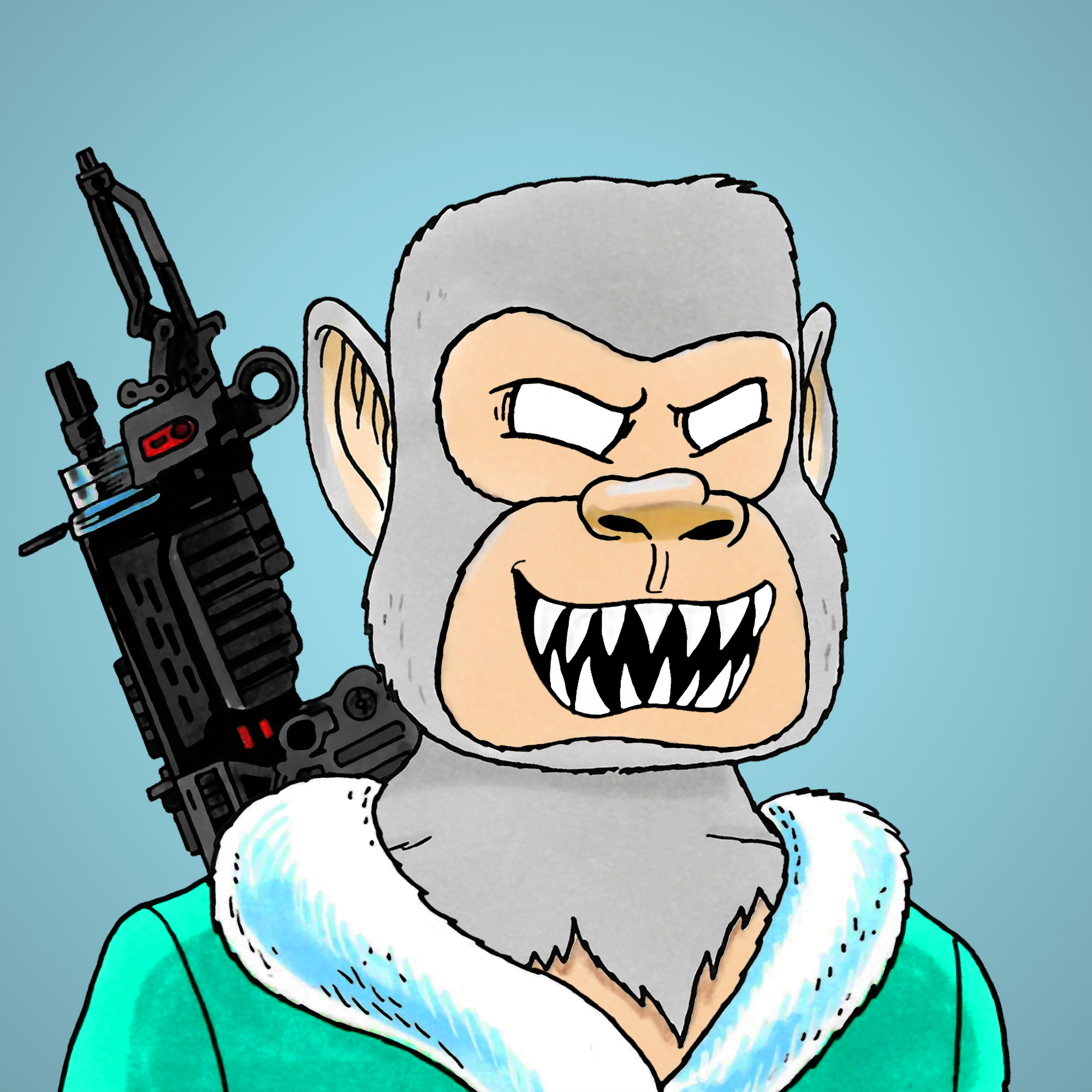 George Trosley - Jungle Freaks - Jungle Freak 3382 - NFT # 3382