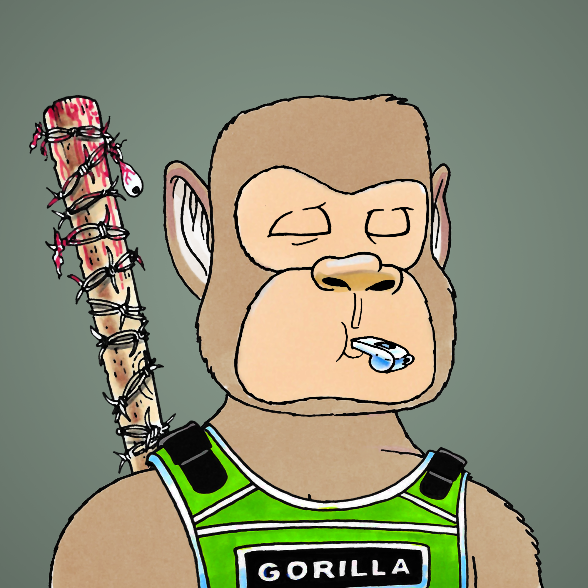 George Trosley - Jungle Freaks - Jungle Freak 3383 - NFT # 3383