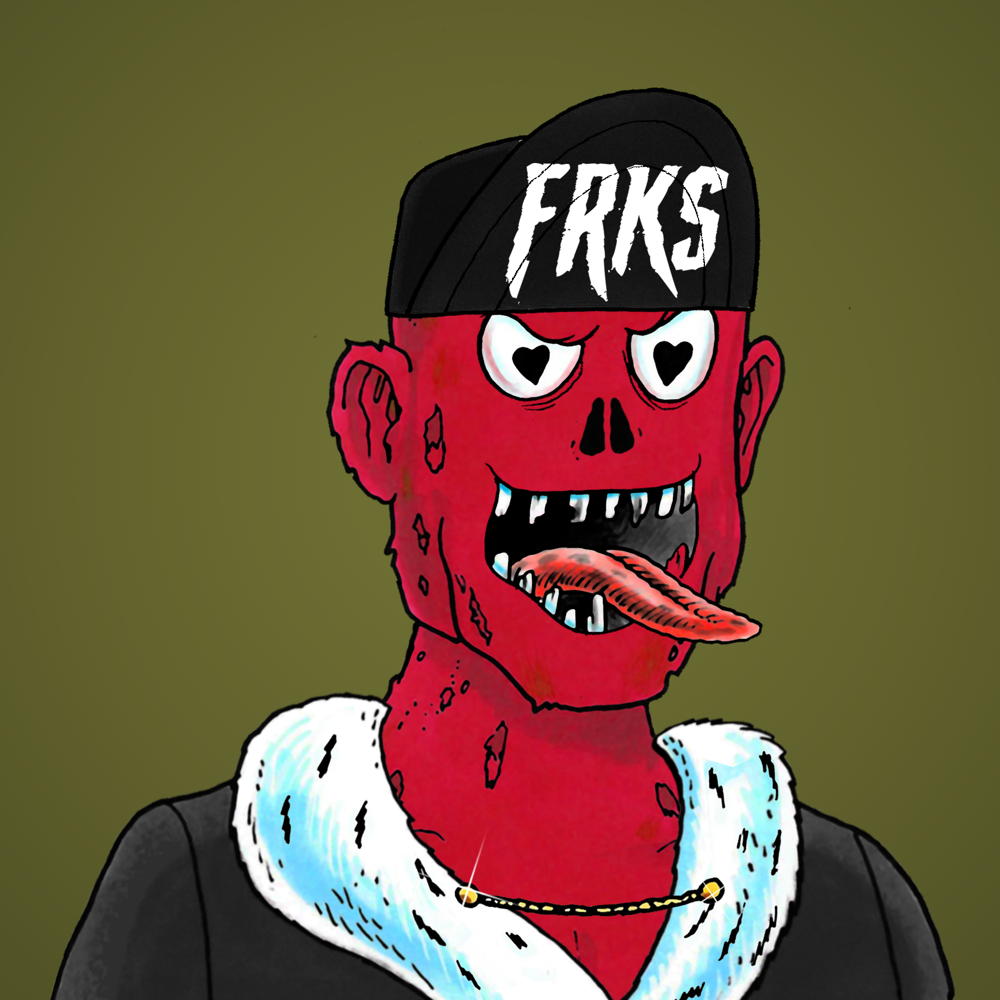 George Trosley - Jungle Freaks - Jungle Freak 3388 - NFT # 3388