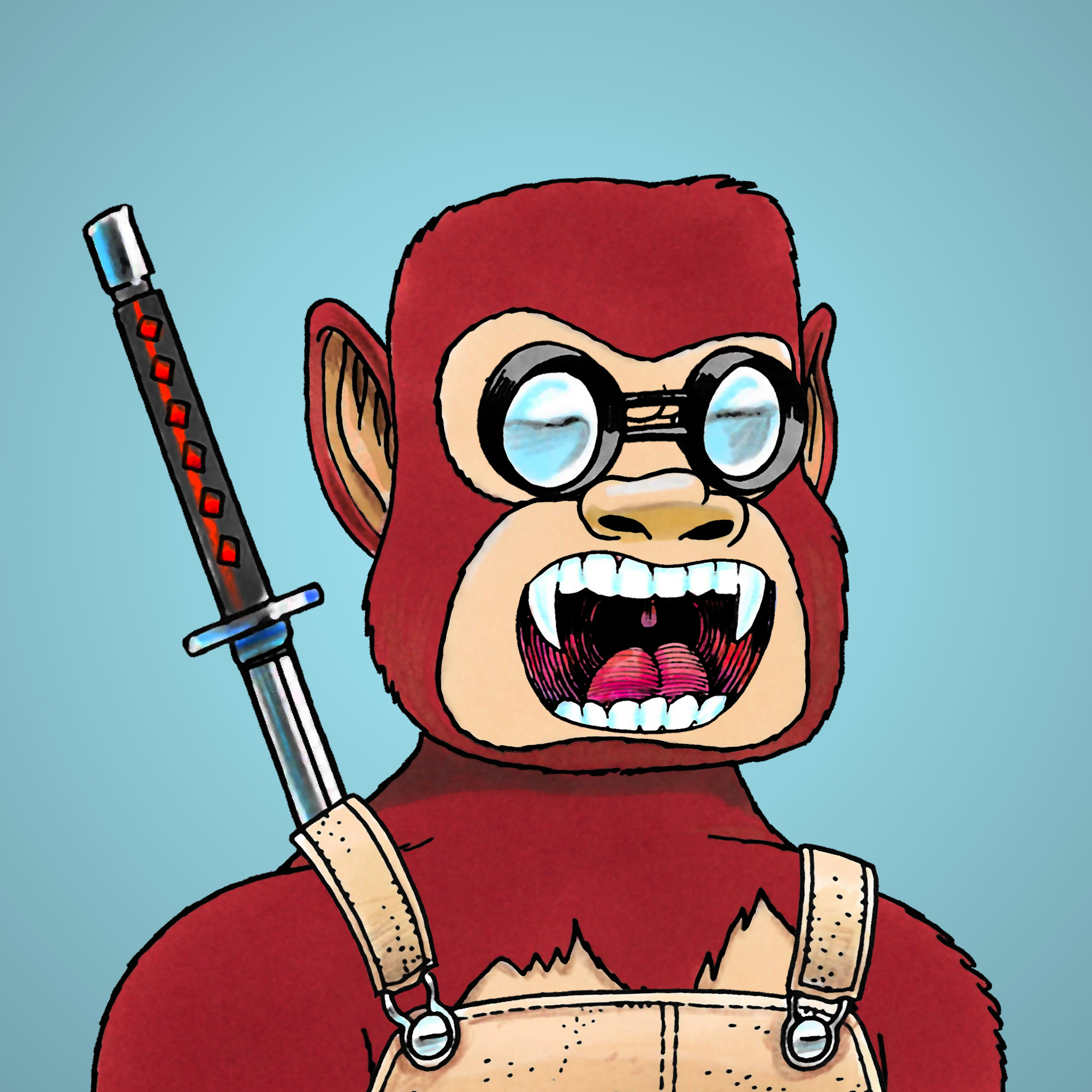 George Trosley - Jungle Freaks - Jungle Freak 3390 - NFT # 3390