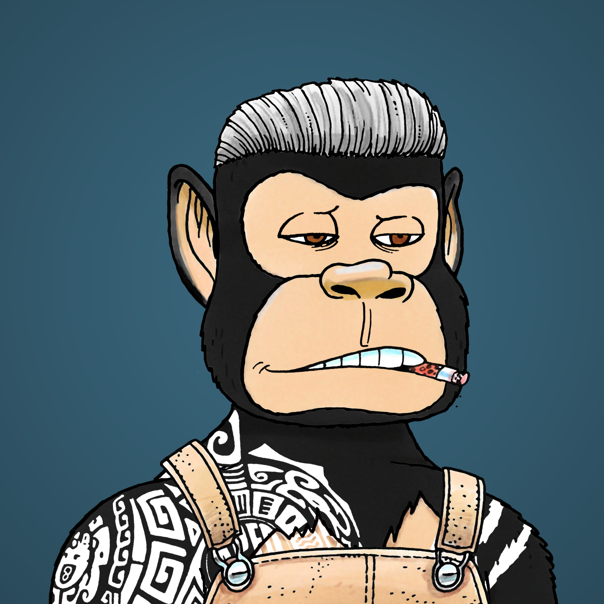 George Trosley - Jungle Freaks - Jungle Freak 34 - NFT # 34