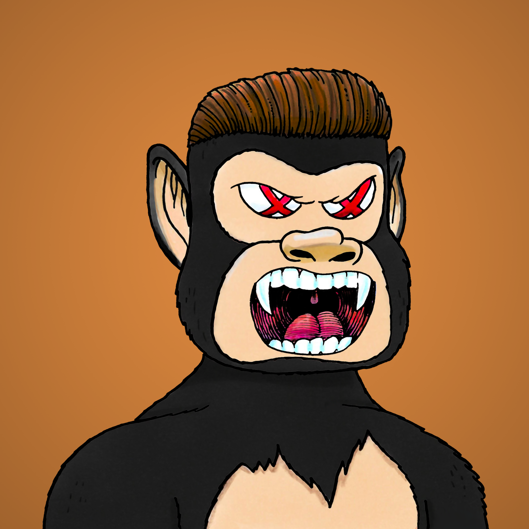 George Trosley - Jungle Freaks - Jungle Freak 3401 - NFT # 3401