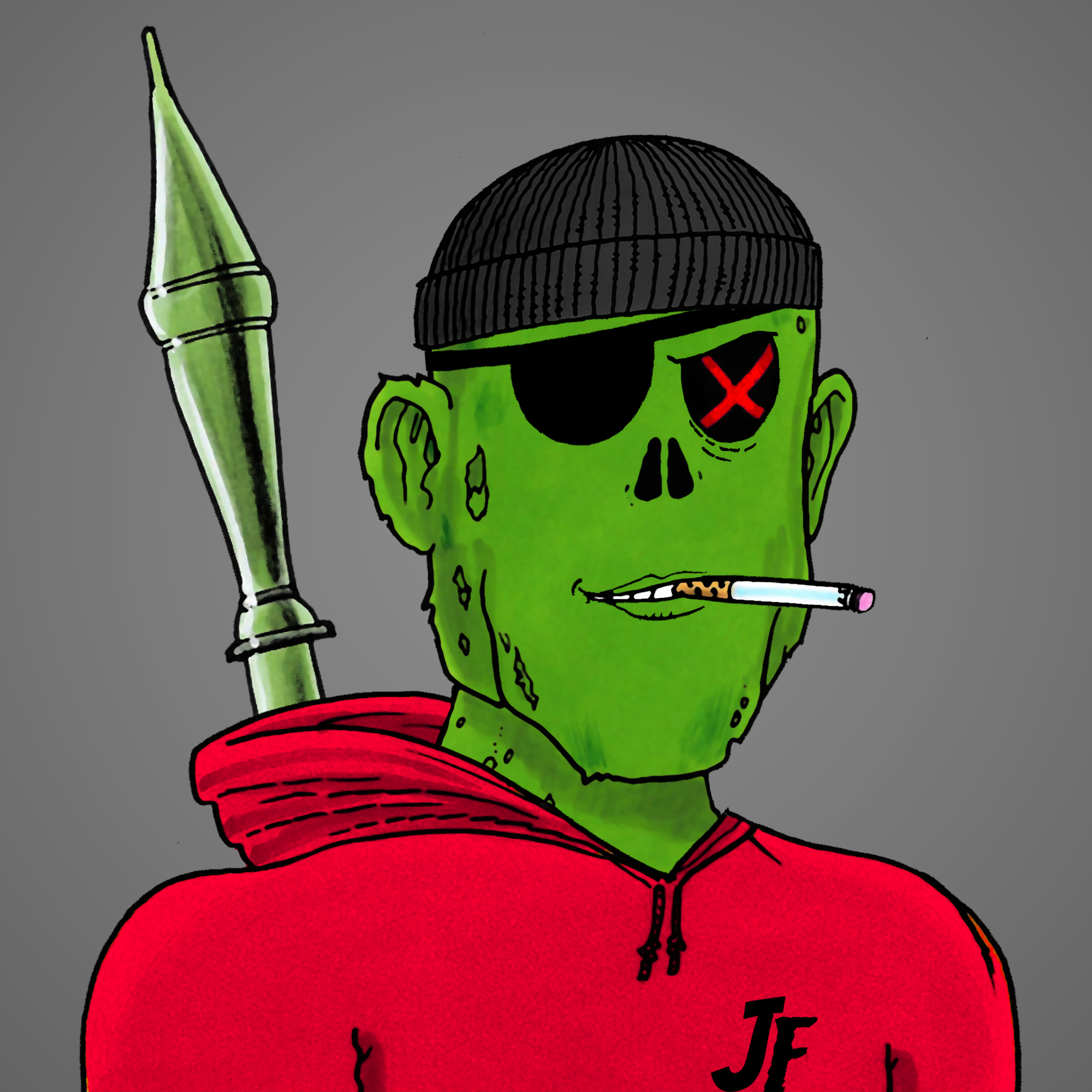 George Trosley - Jungle Freaks - Jungle Freak 3402 - NFT # 3402