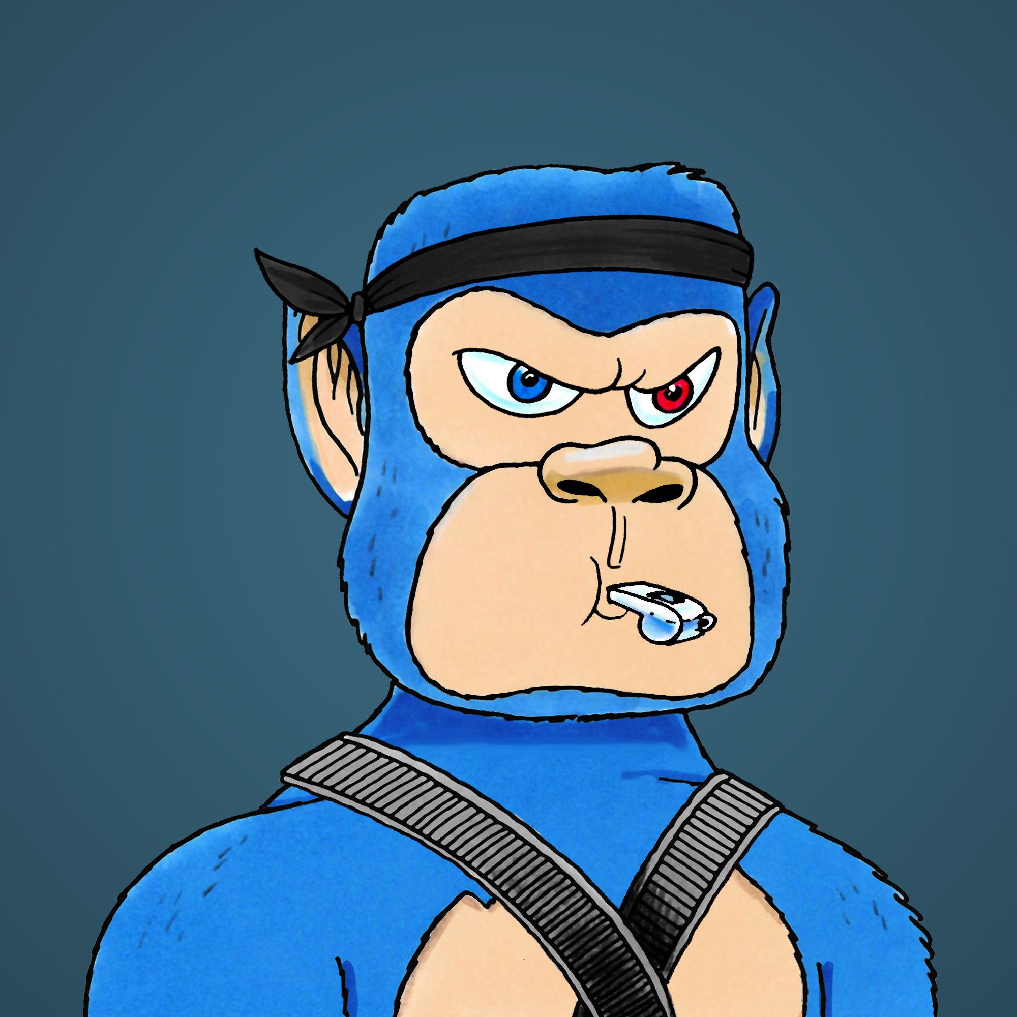 George Trosley - Jungle Freaks - Jungle Freak 3406 - NFT # 3406