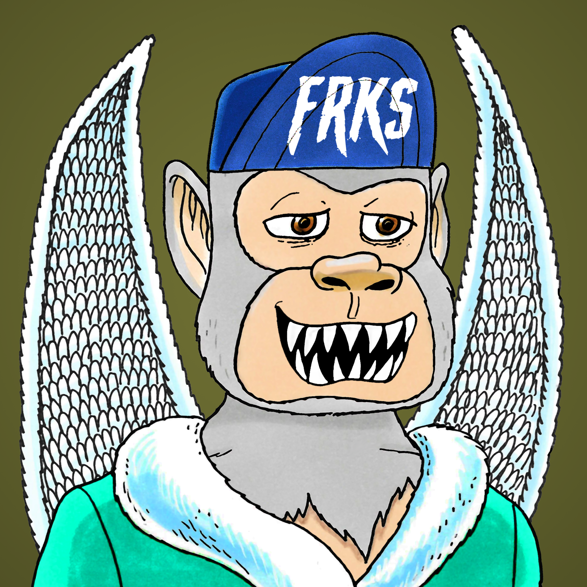 George Trosley - Jungle Freaks - Jungle Freak 341 - NFT # 341