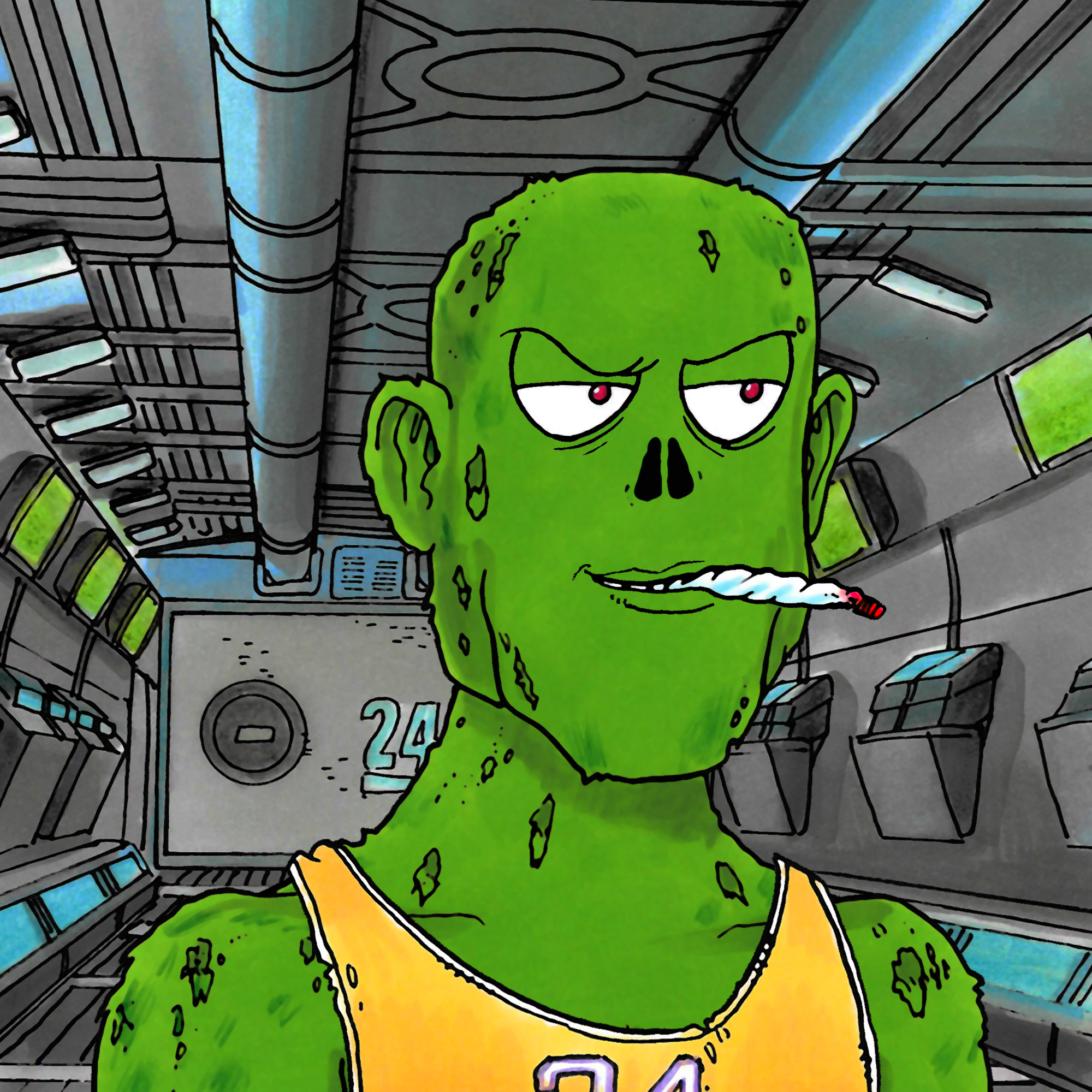 George Trosley - Jungle Freaks - Jungle Freak 3420 - NFT # 3420