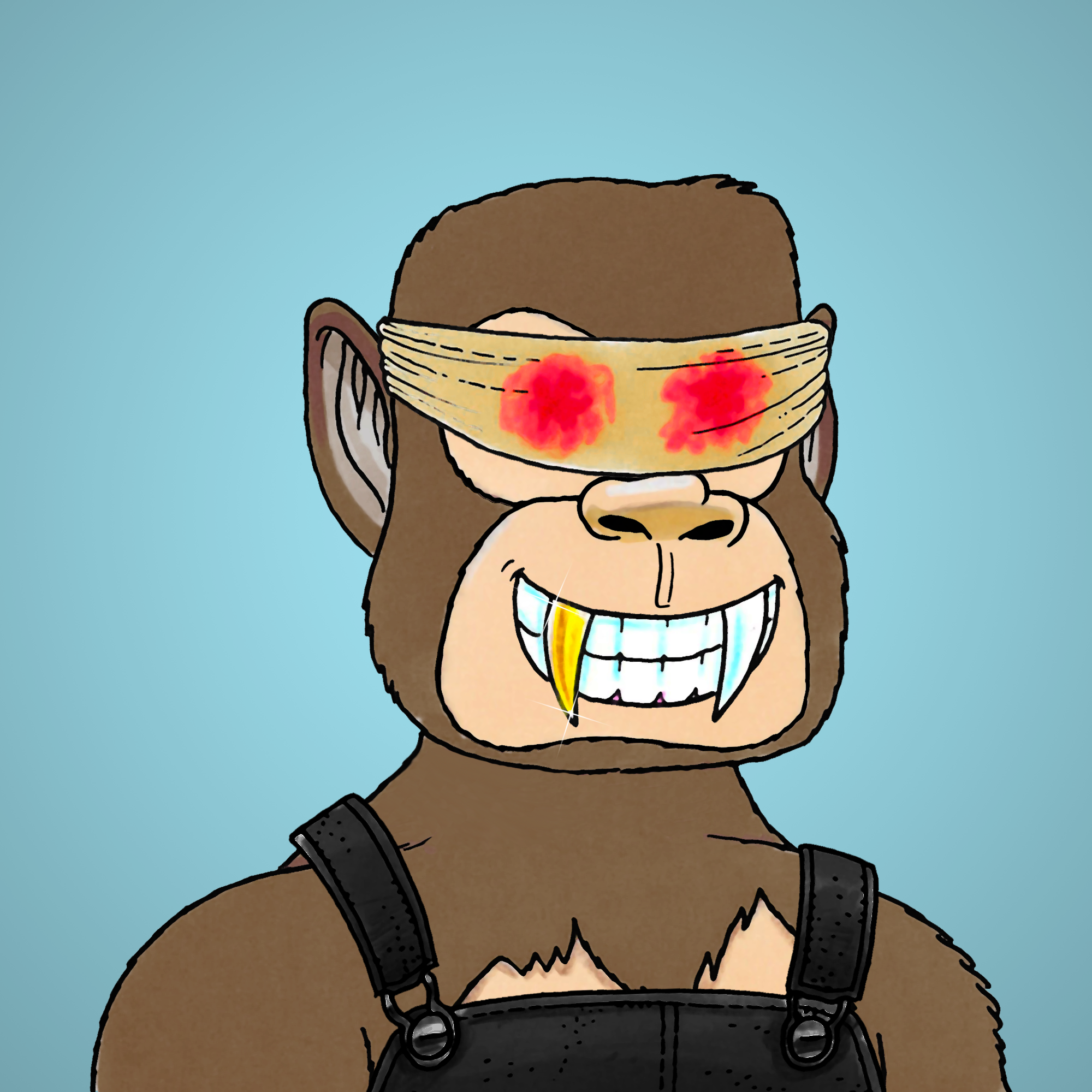 George Trosley - Jungle Freaks - Jungle Freak 3423 - NFT # 3423