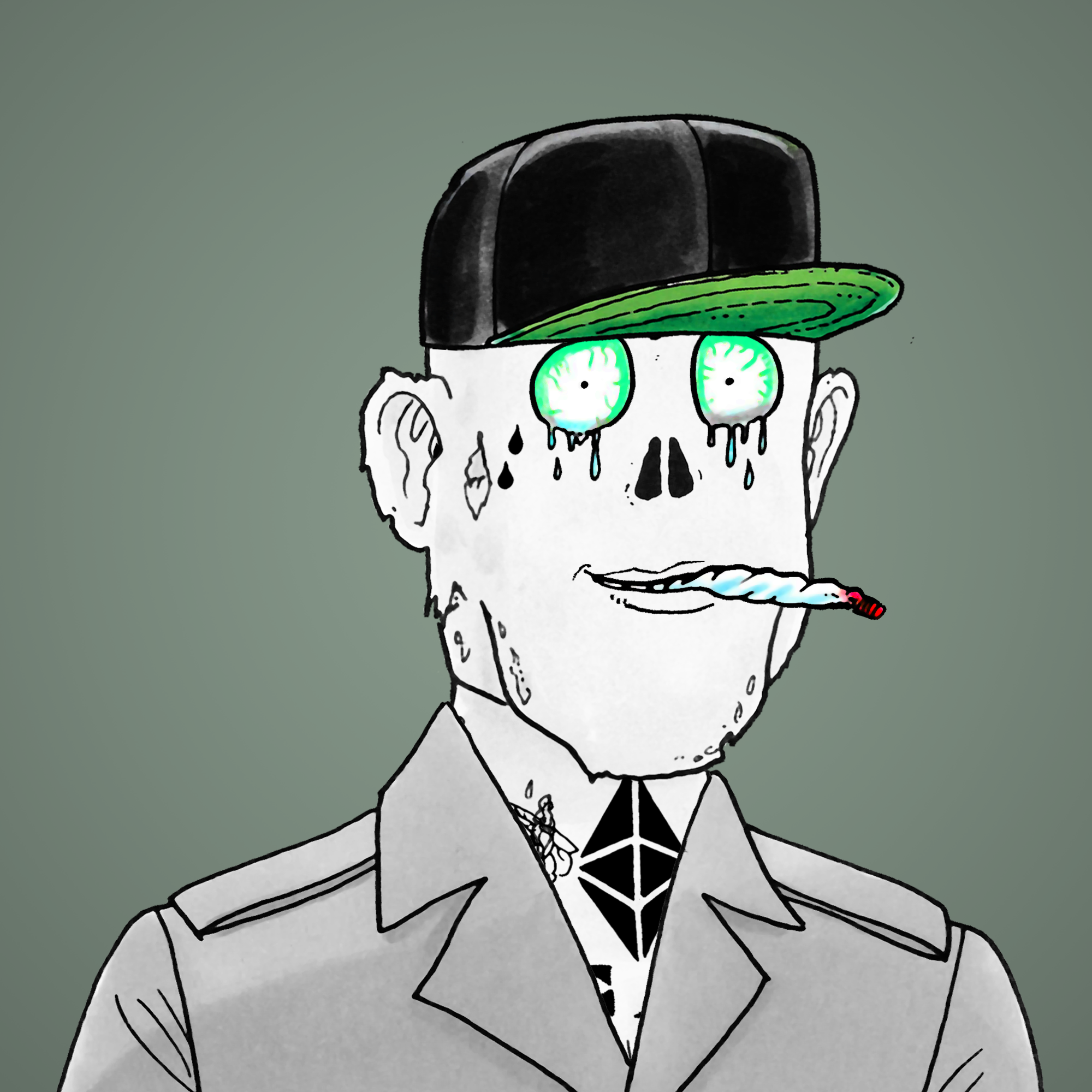 George Trosley - Jungle Freaks - Jungle Freak 343 - NFT # 343