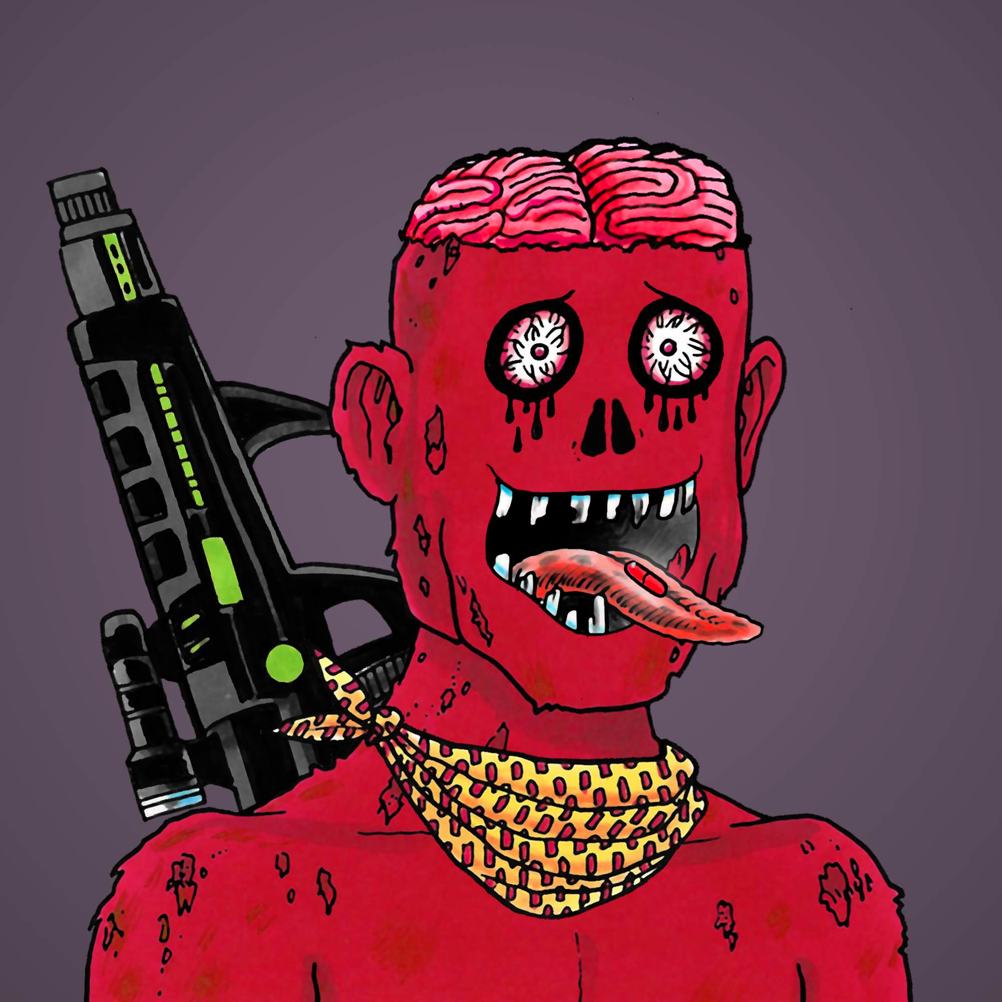 George Trosley - Jungle Freaks - Jungle Freak 344 - NFT # 344