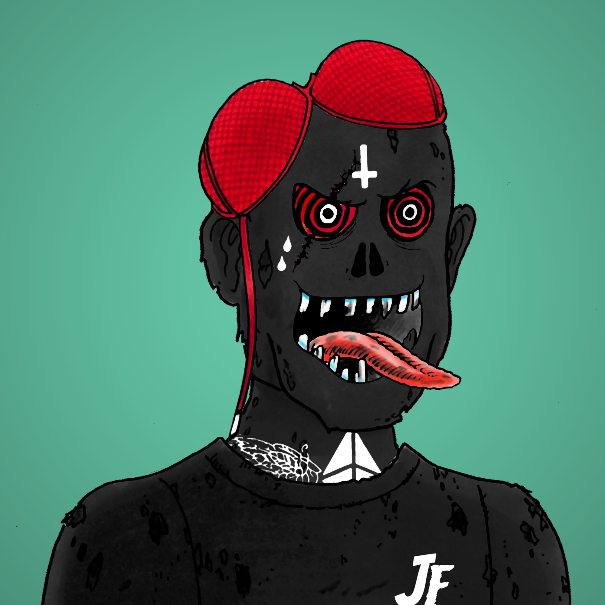 George Trosley - Jungle Freaks - Jungle Freak 3444 - NFT # 3444