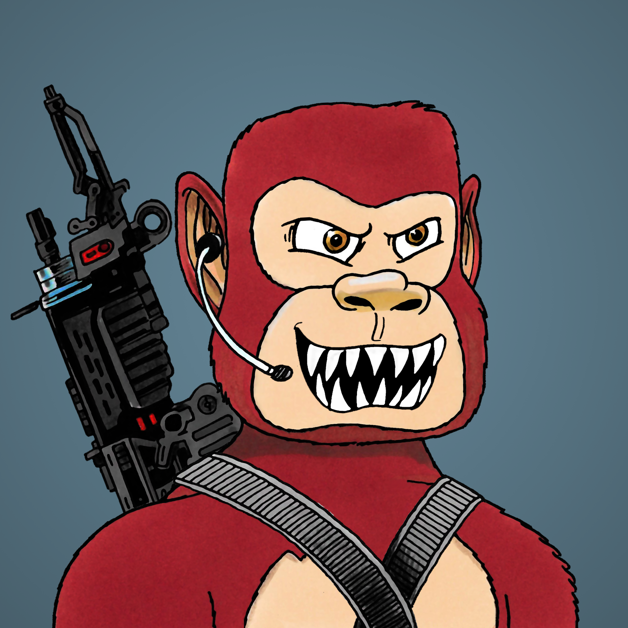 George Trosley - Jungle Freaks - Jungle Freak 3453 - NFT # 3453