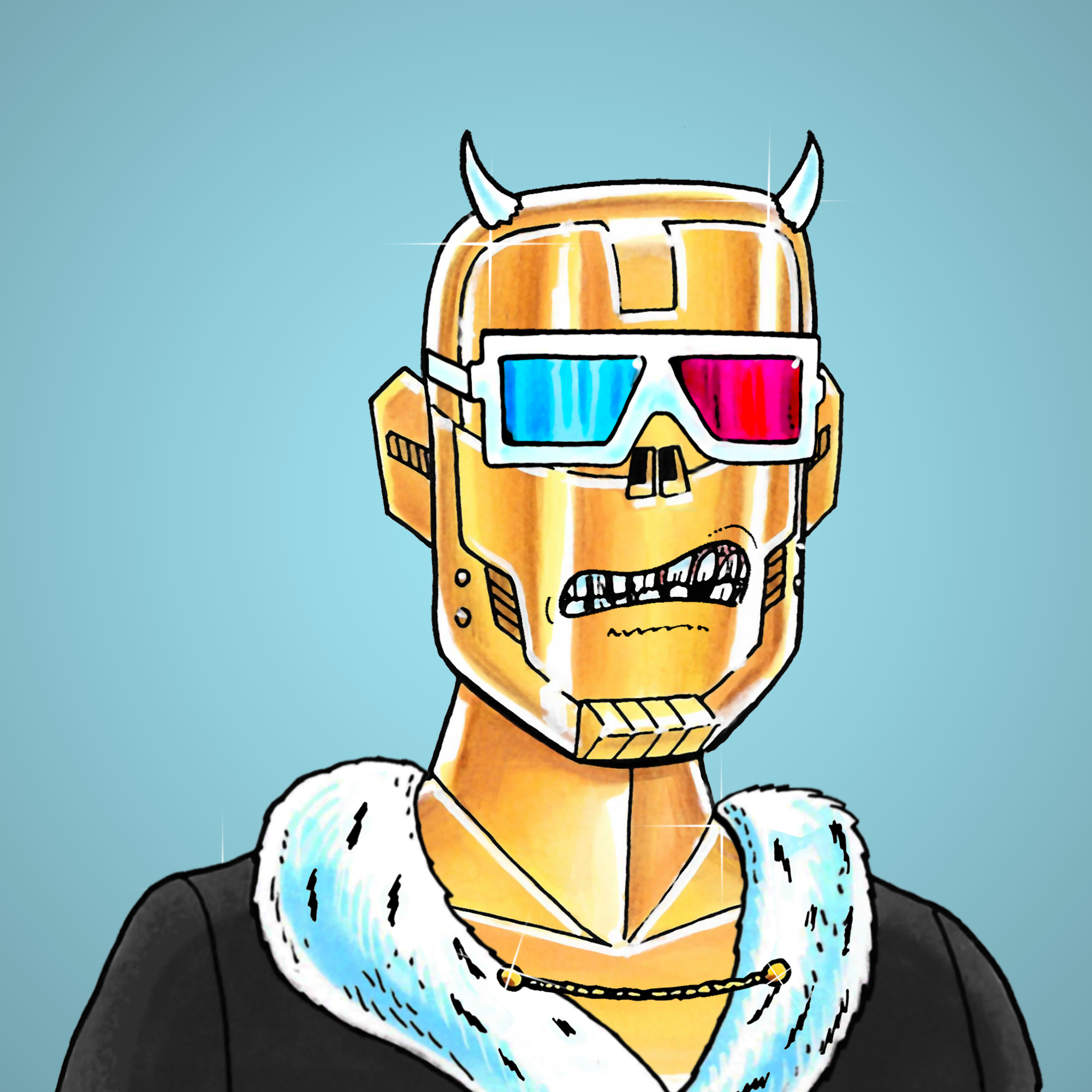 George Trosley - Jungle Freaks - Jungle Freak 3454 - NFT # 3454