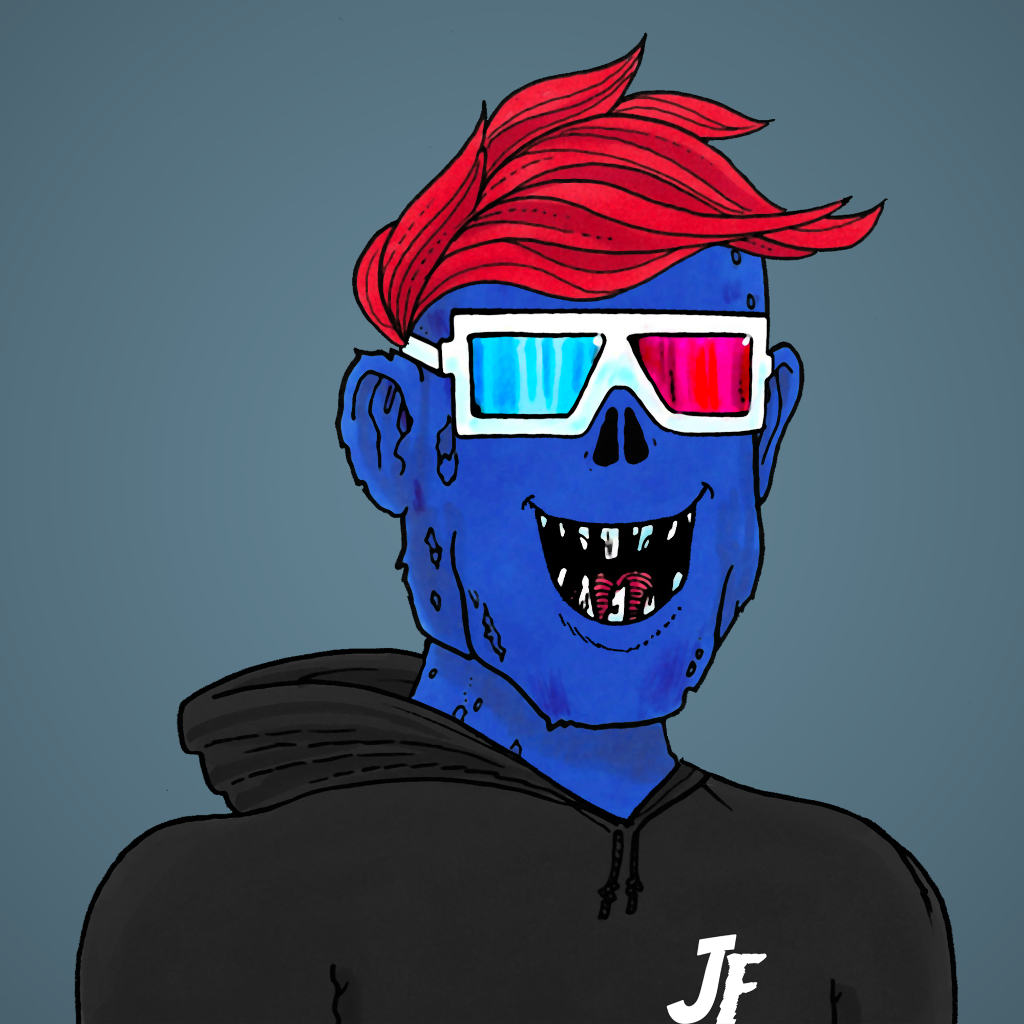 George Trosley - Jungle Freaks - Jungle Freak 3462 - NFT # 3462