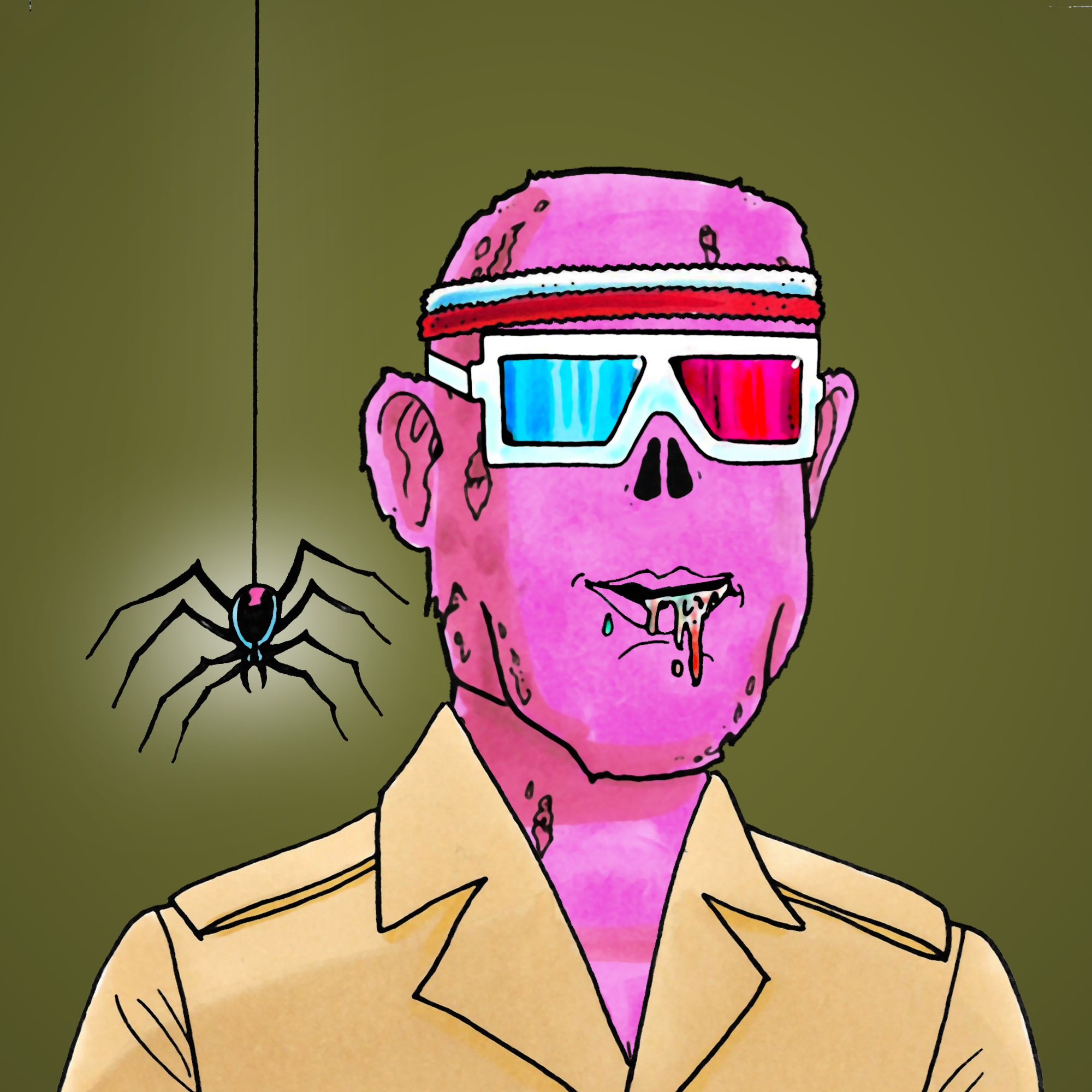 George Trosley - Jungle Freaks - Jungle Freak 3465 - NFT # 3465