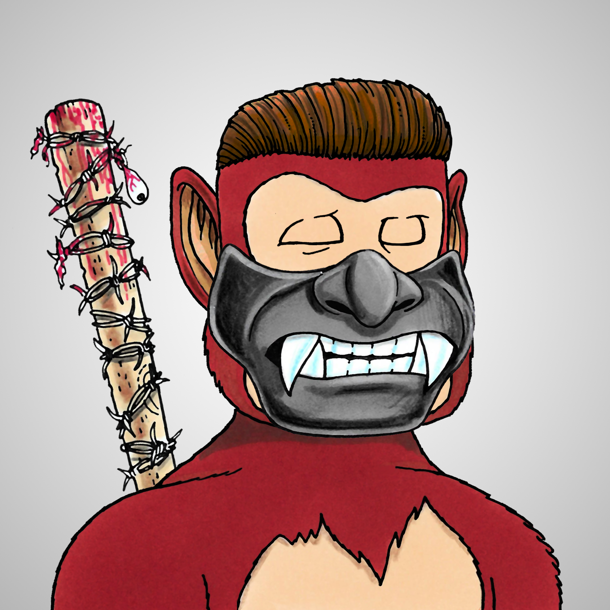 George Trosley - Jungle Freaks - Jungle Freak 3468 - NFT # 3468