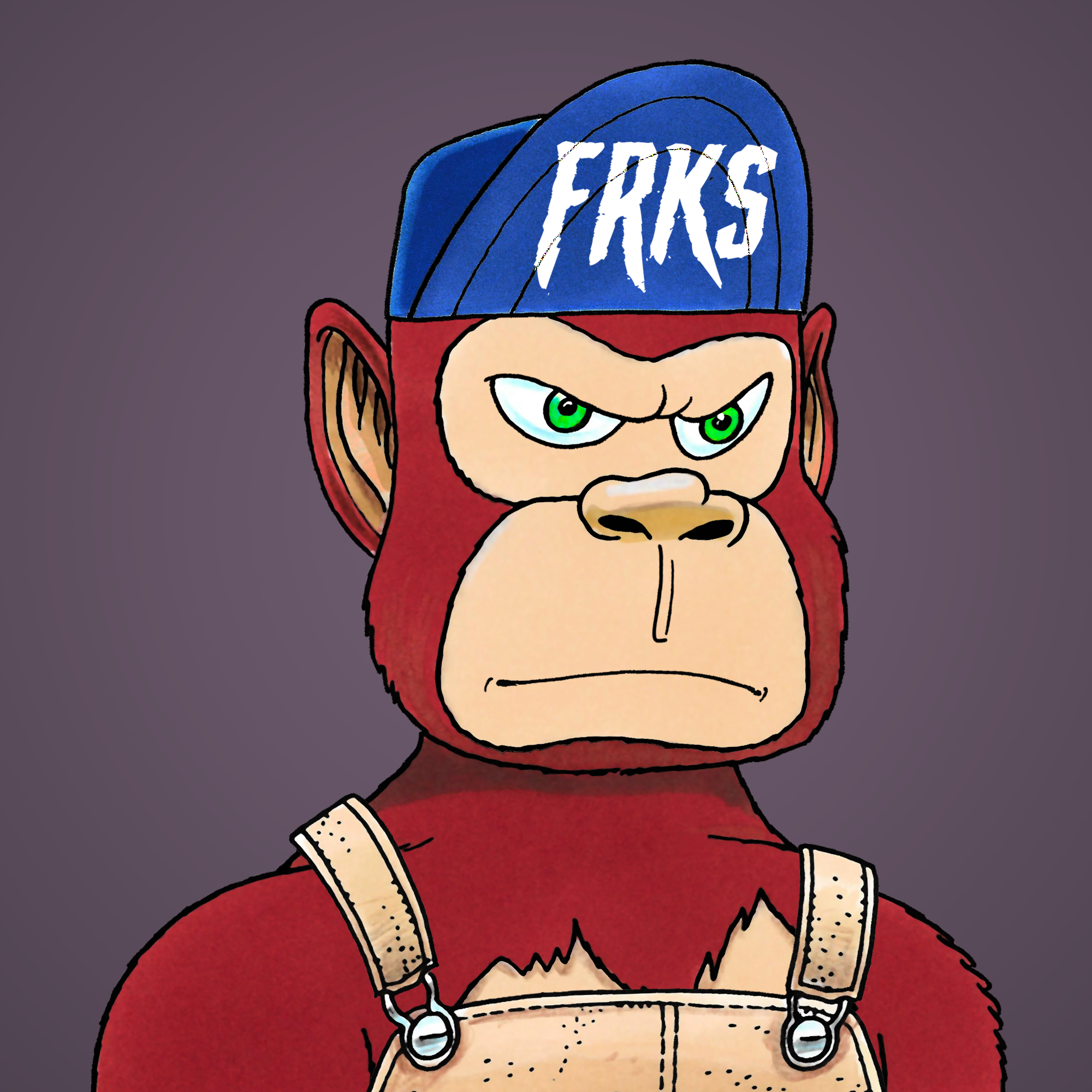 George Trosley - Jungle Freaks - Jungle Freak 347 - NFT # 347