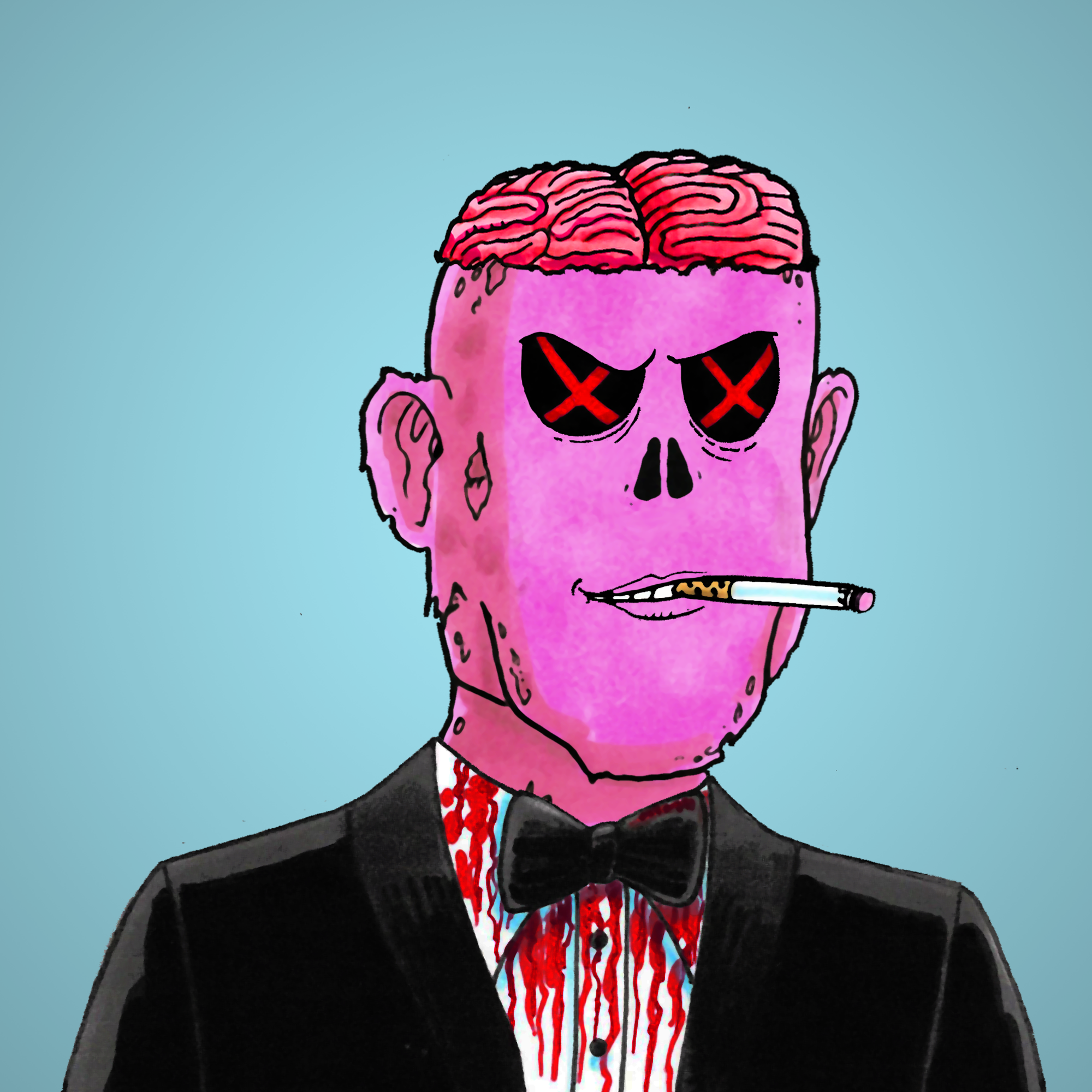 George Trosley - Jungle Freaks - Jungle Freak 3472 - NFT # 3472