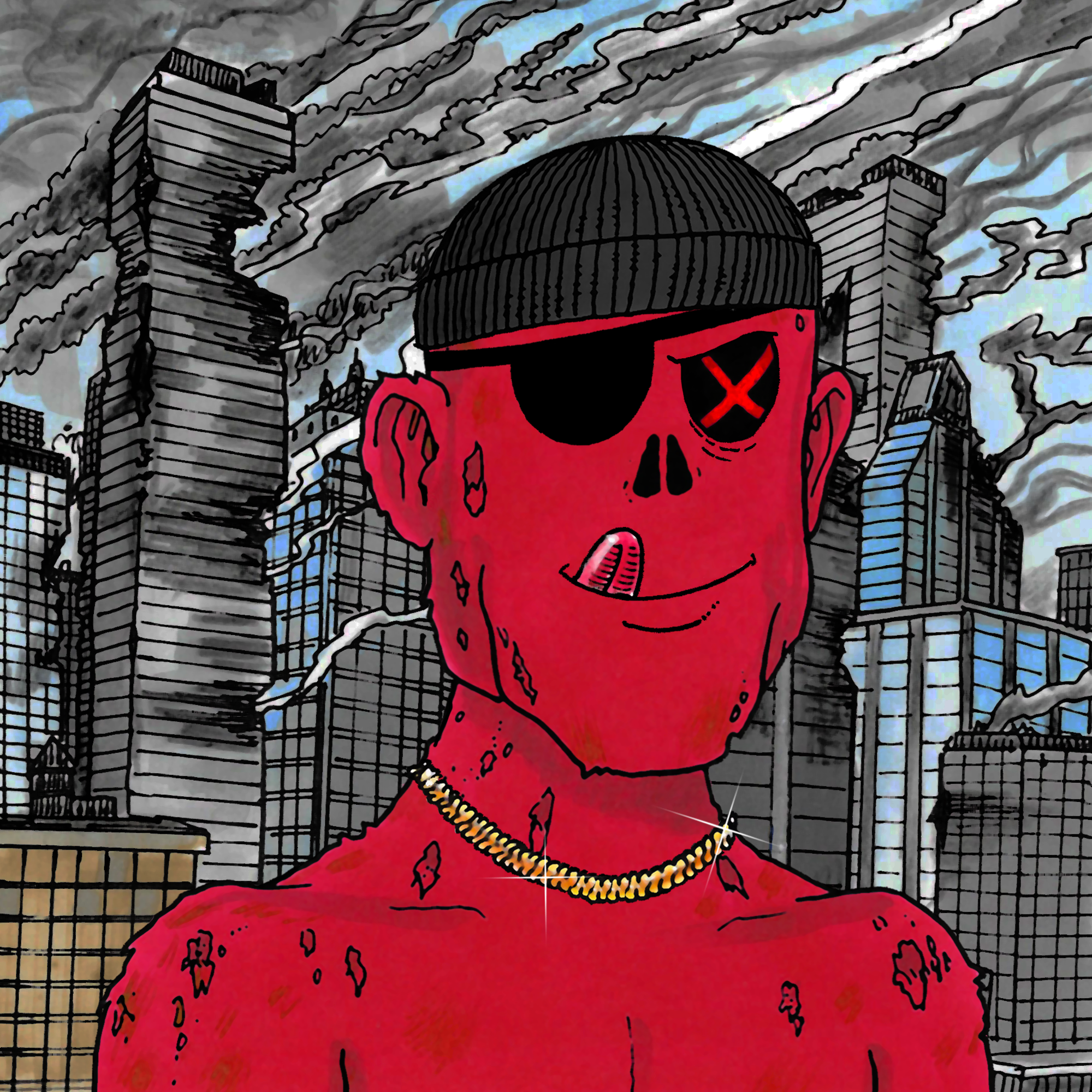 George Trosley - Jungle Freaks - Jungle Freak 3473 - NFT # 3473