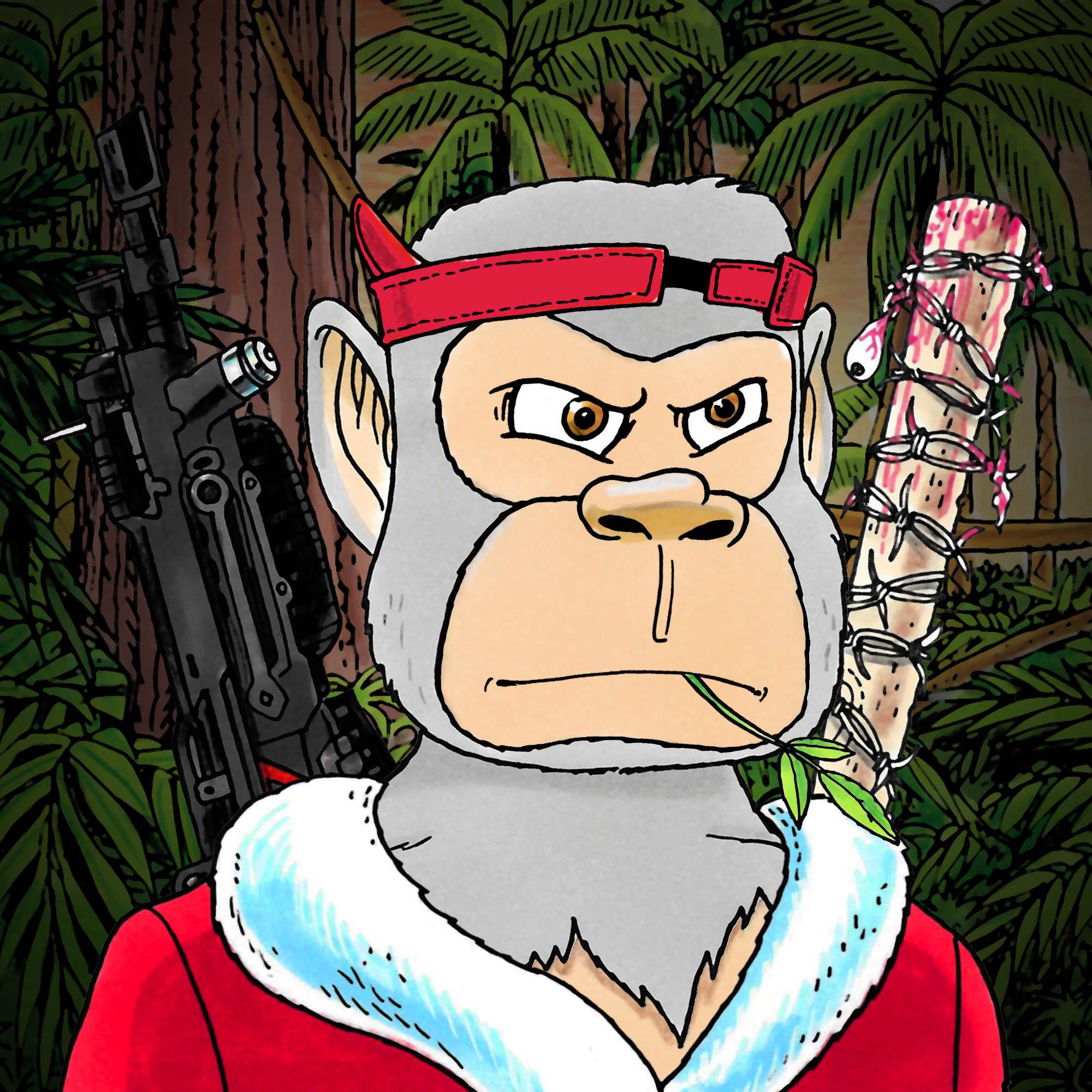 George Trosley - Jungle Freaks - Jungle Freak 3479 - NFT # 3479