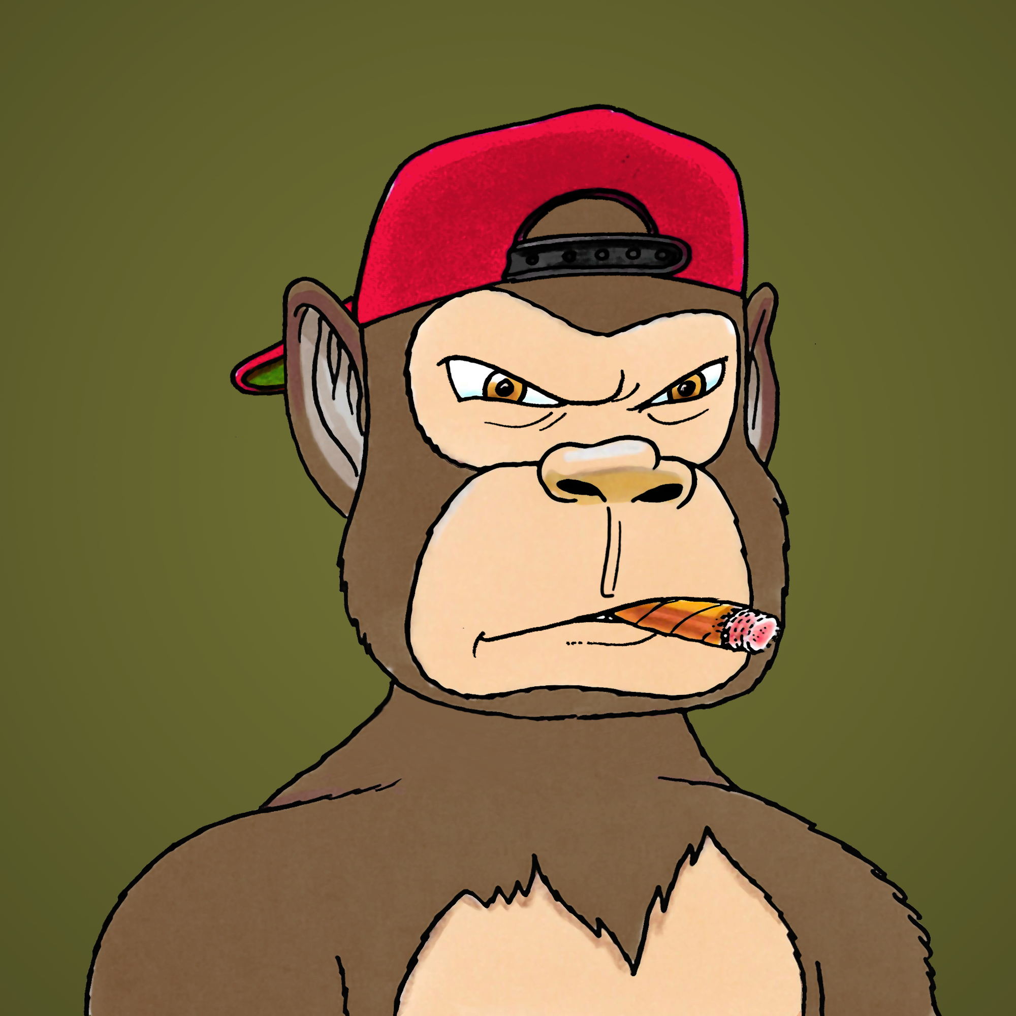 George Trosley - Jungle Freaks - Jungle Freak 349 - NFT # 349