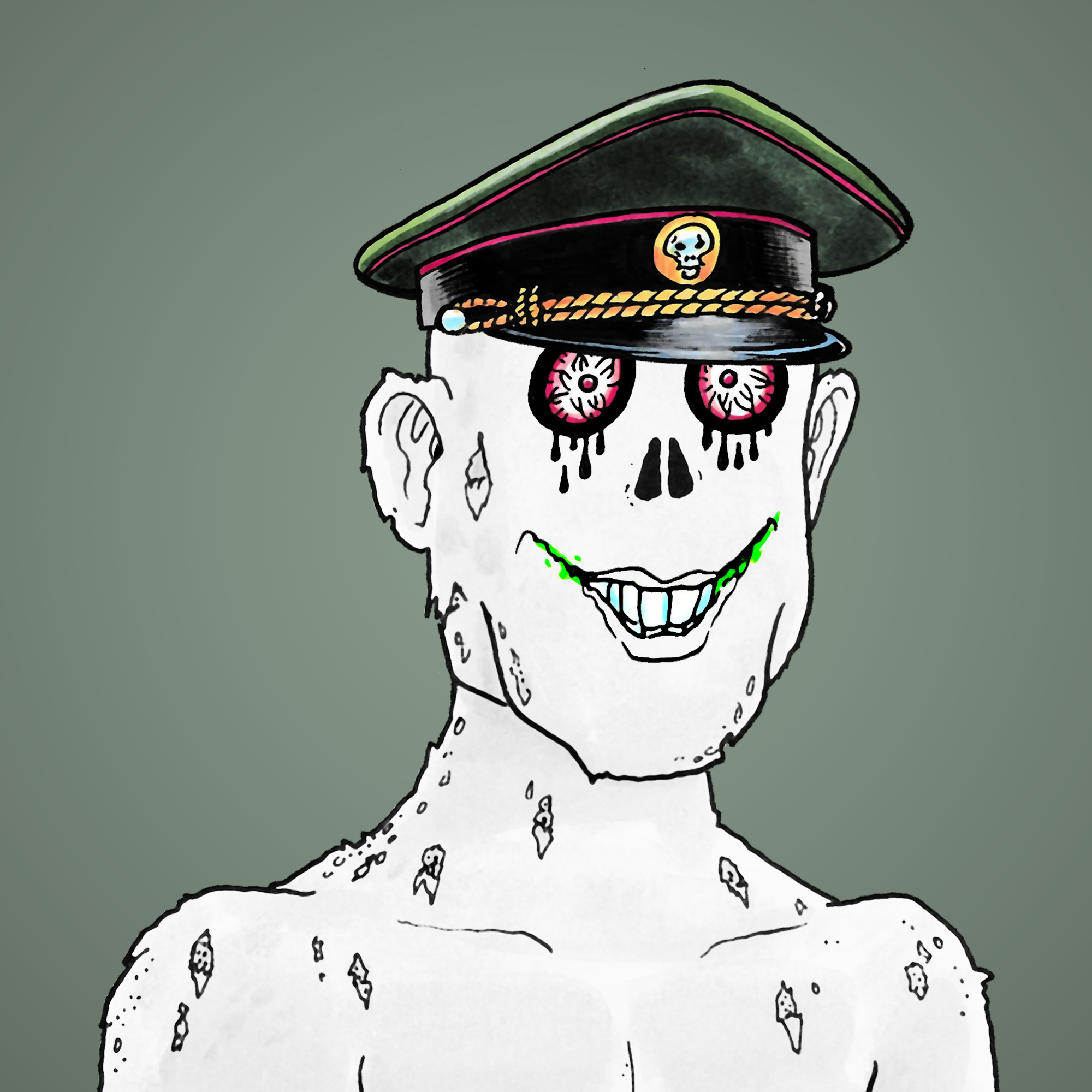 George Trosley - Jungle Freaks - Jungle Freak 3491 - NFT # 3491